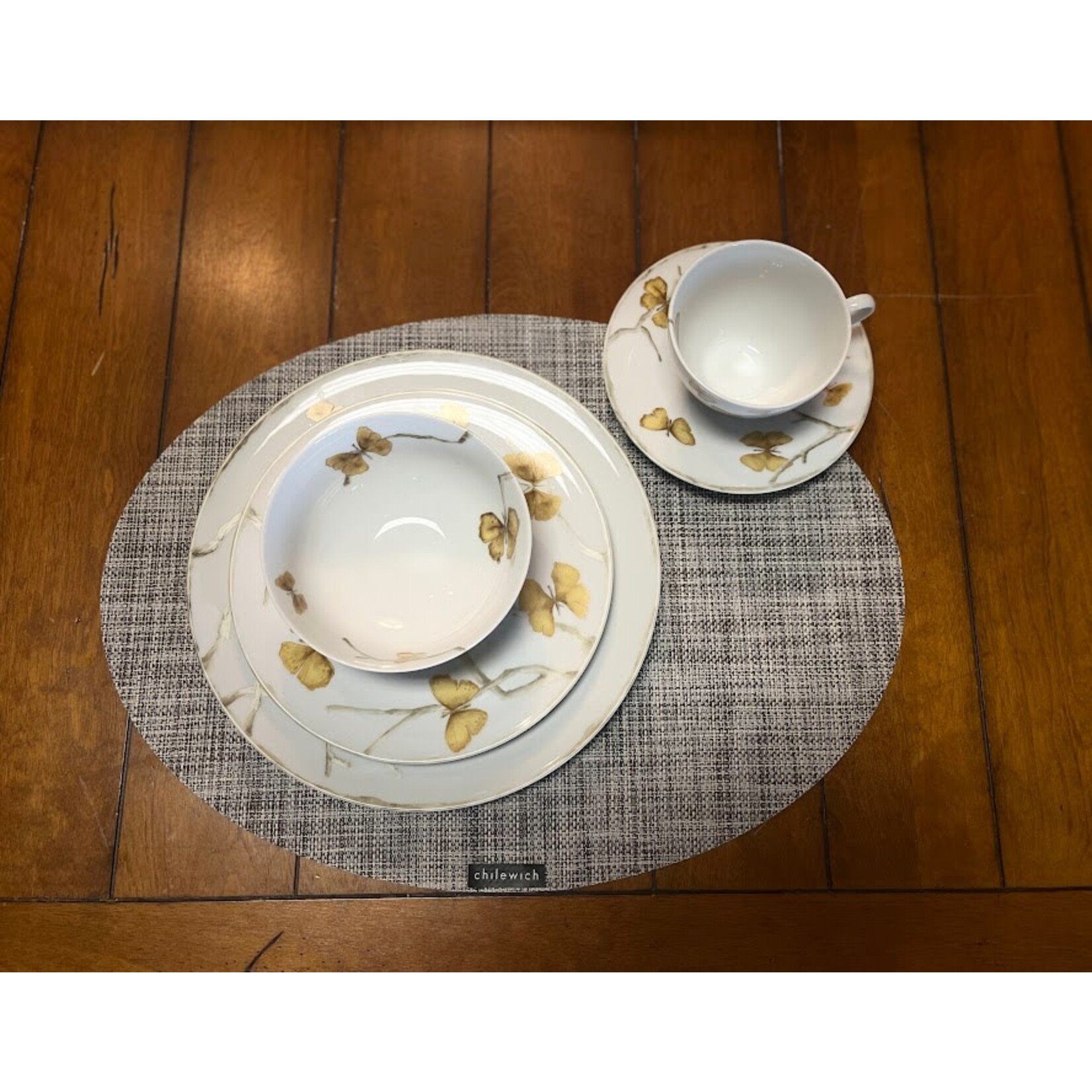 Chilewich Gravel Oval Basketweave Placemat