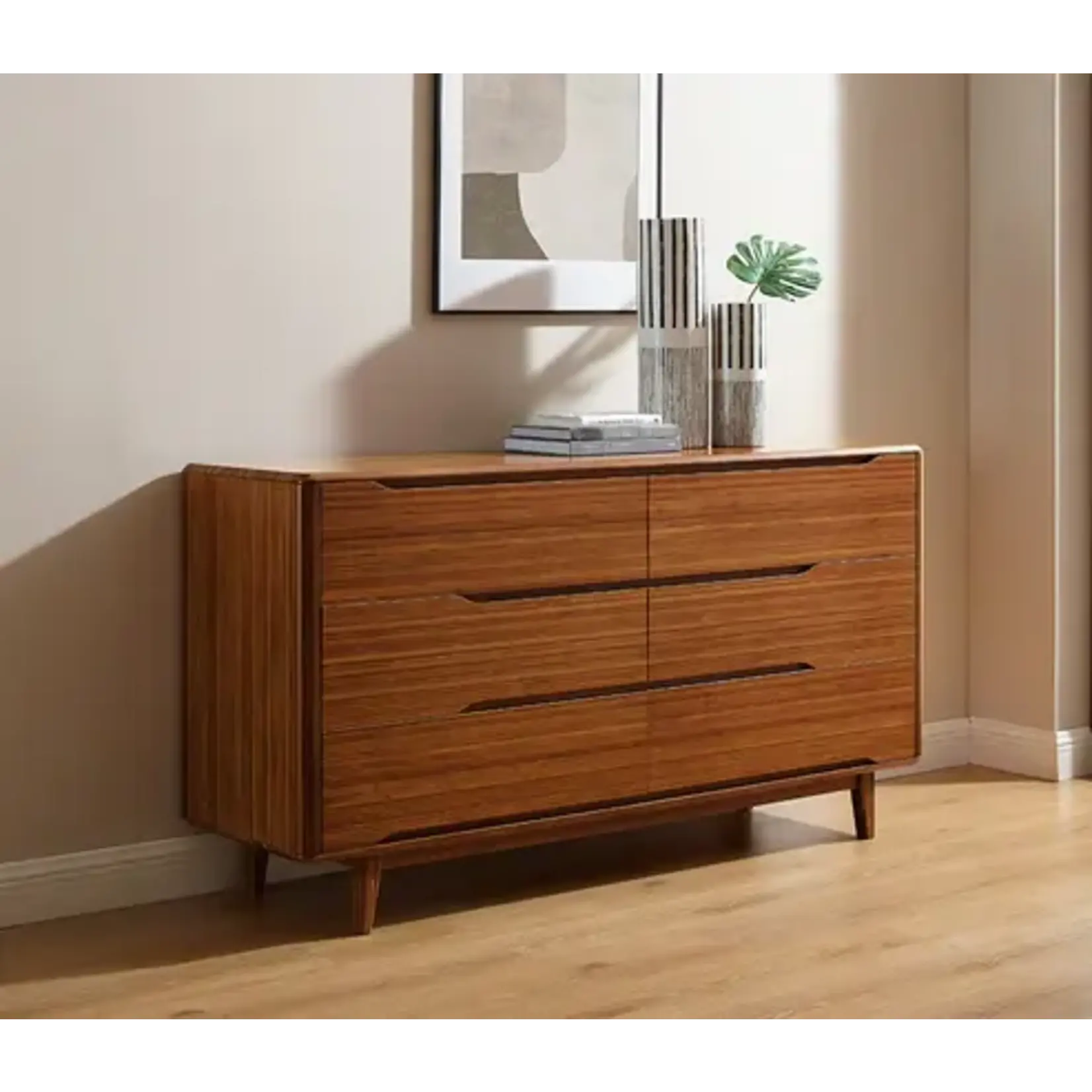 Greenington, LLC Currant 6 Drawer Dresser Amber