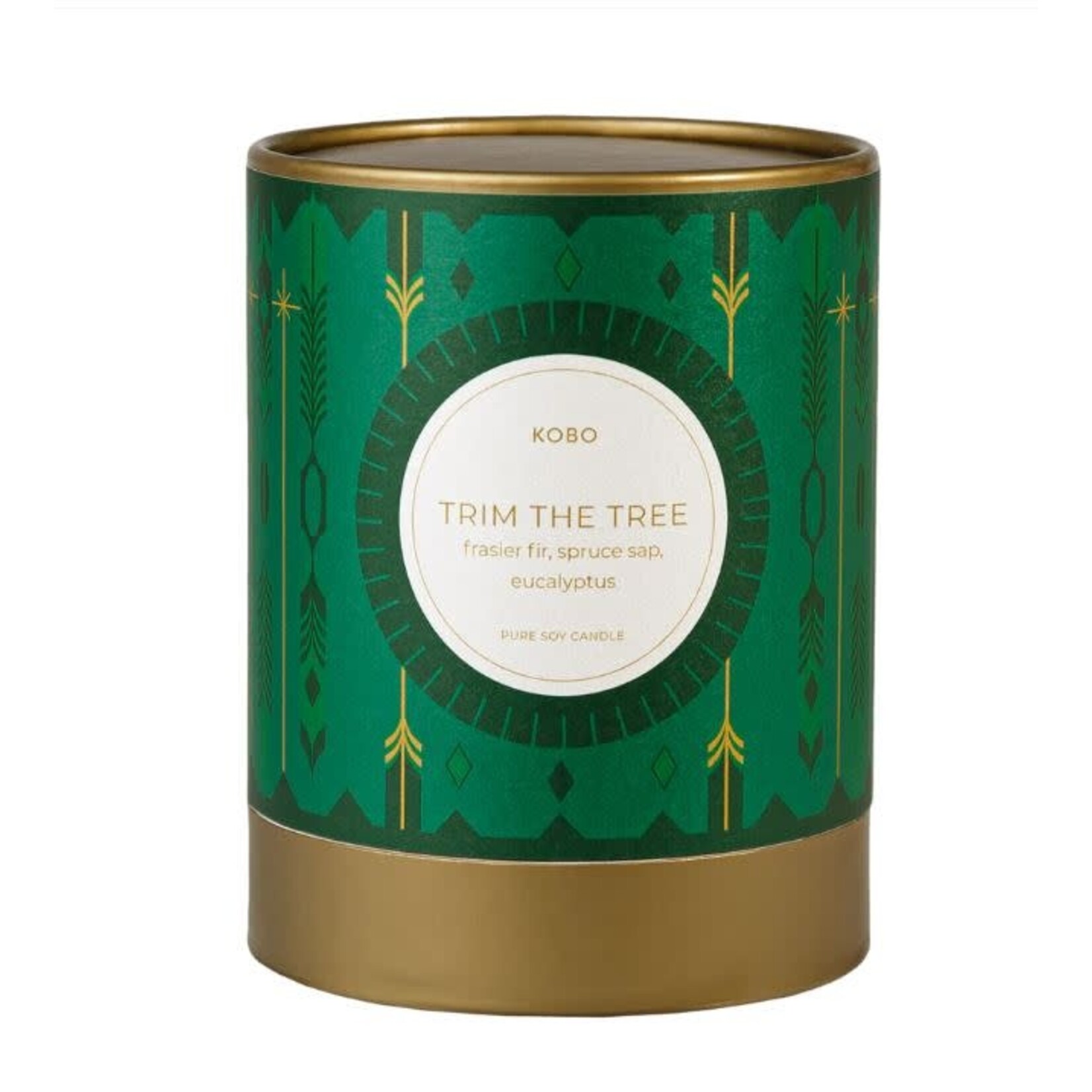 Kobo Trim the Tree Pure Soy Holiday Candle