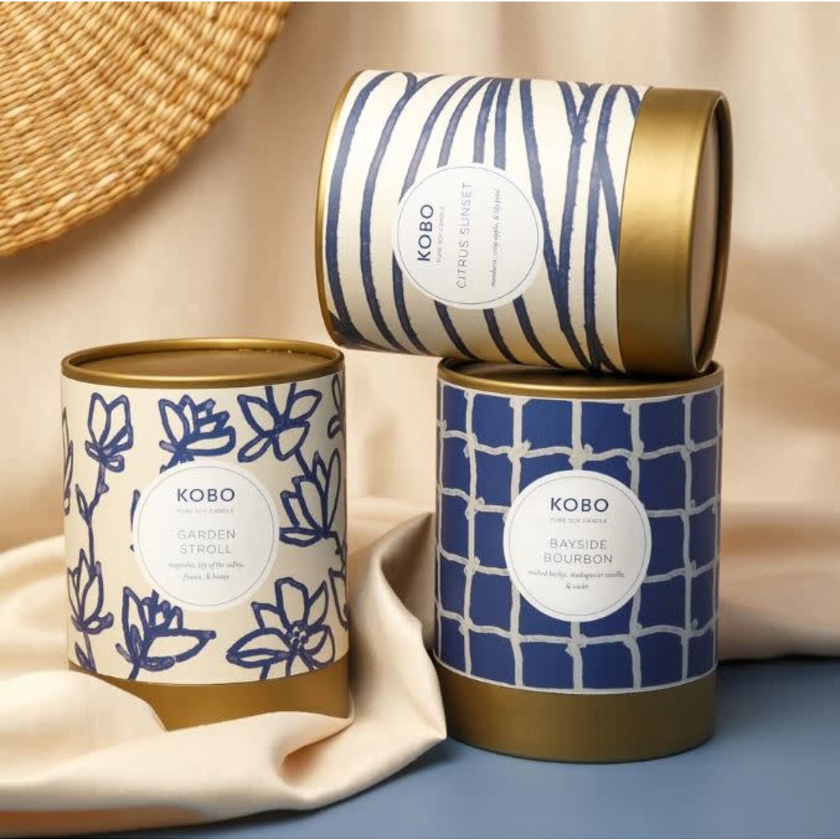 Kobo Citrus Sunset Coastal 11 oz Pure Soy Candle