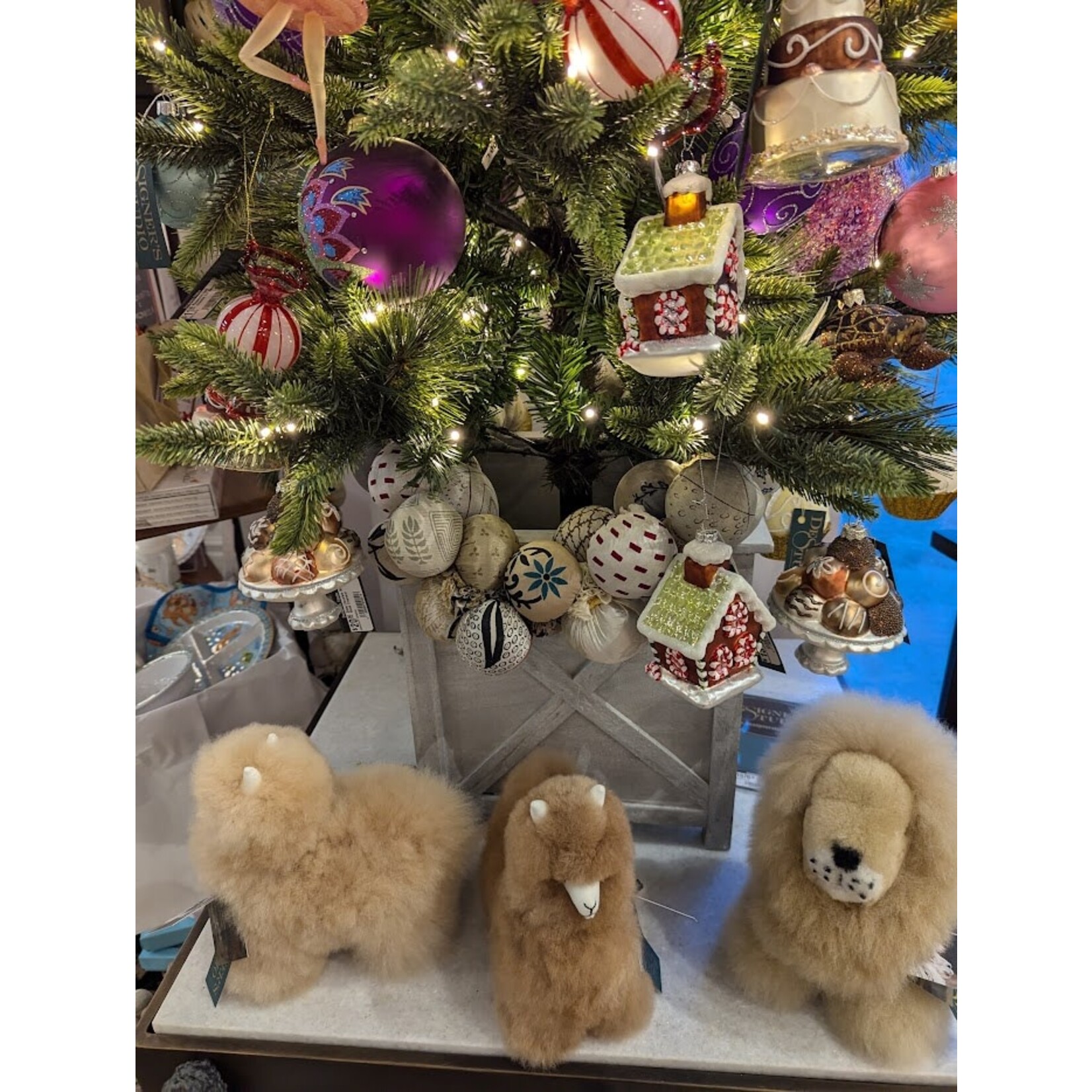 Fibre by Auskin Alpaca Sheep Collectible 8"