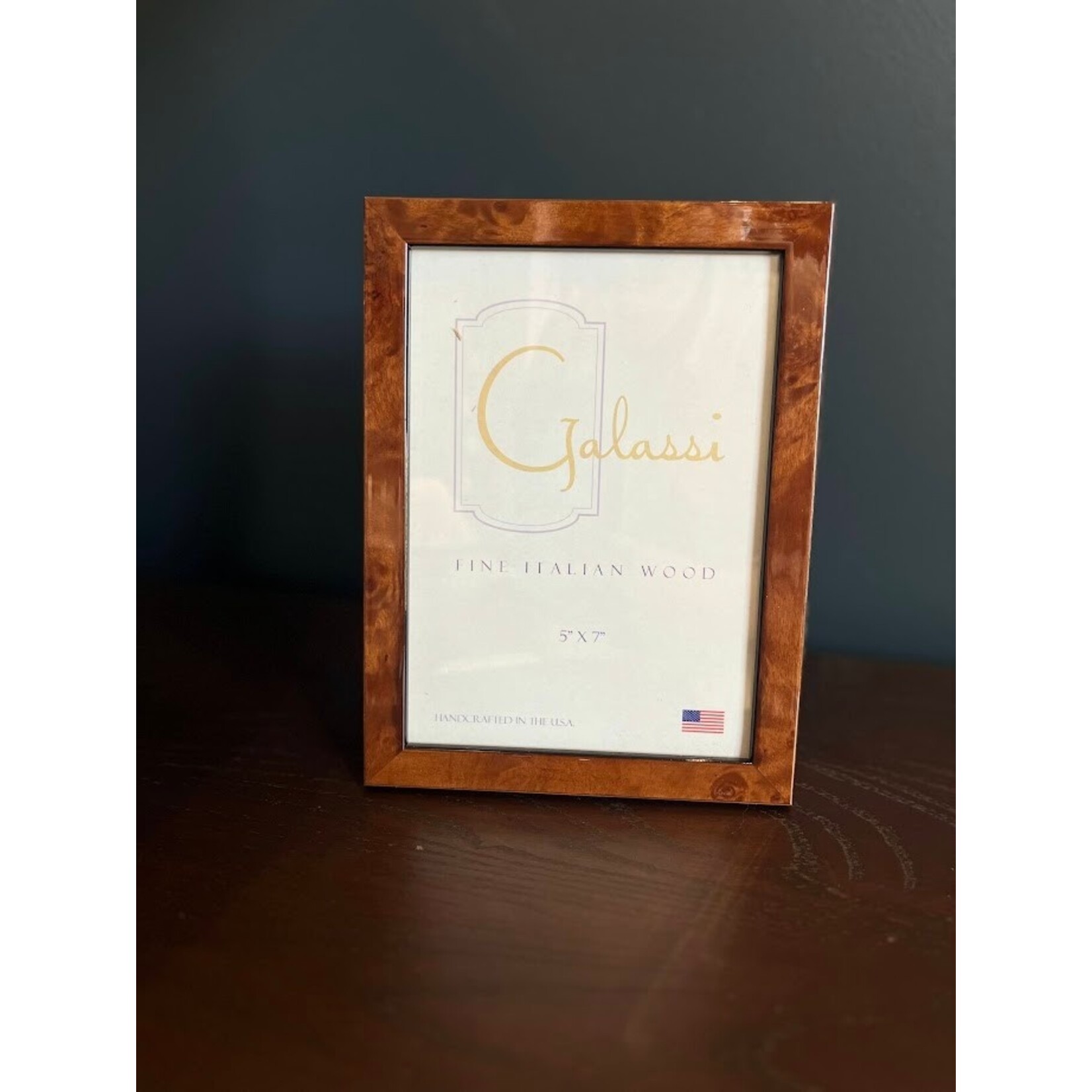F.G. Galassi Chestnut Burl Photo Frame 5x7