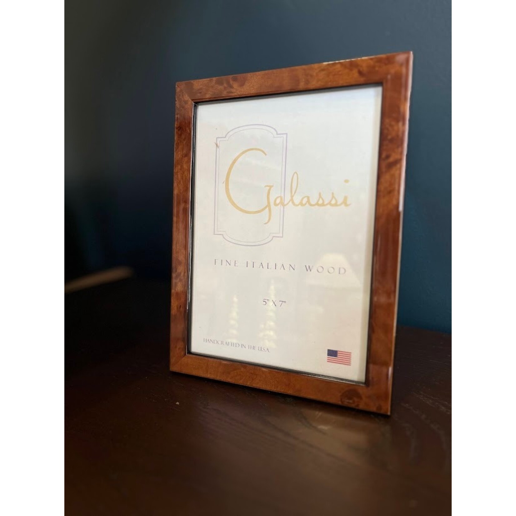 F.G. Galassi Chestnut Burl Photo Frame 5x7