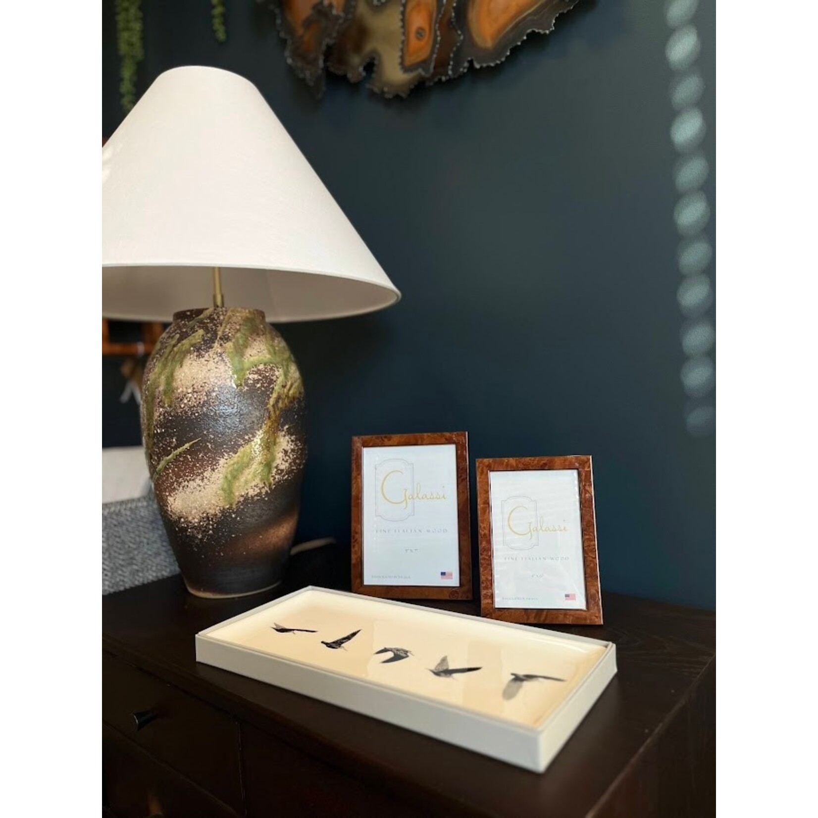 F.G. Galassi Chestnut Burl Photo Frame 5x7