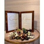 F.G. Galassi Vertical Double Chestnut Burl Photo Frame 5x7