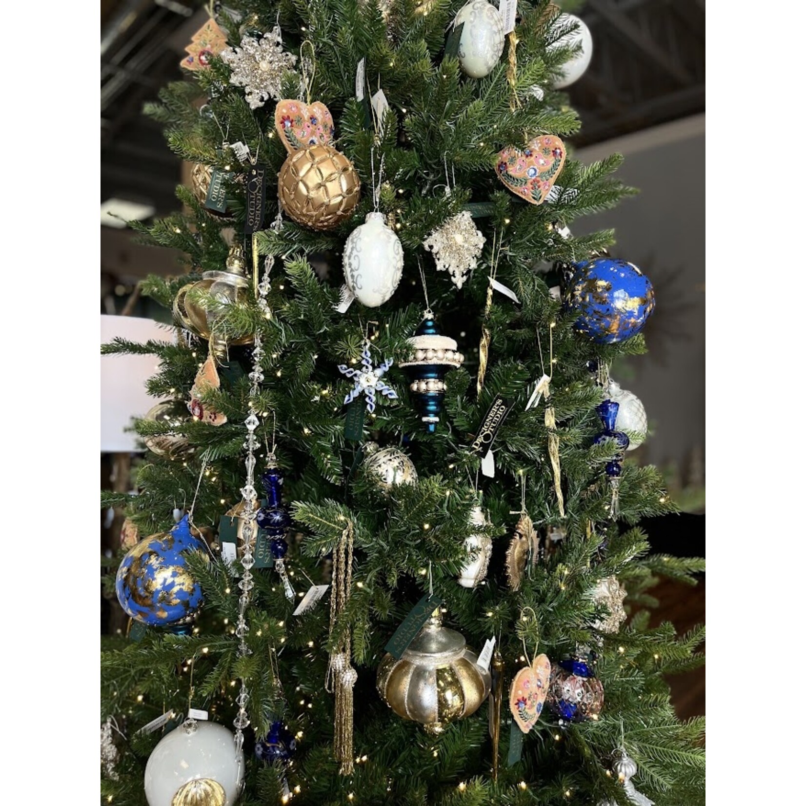 RAZ Imports Embroidered Christmas Ornament 4"