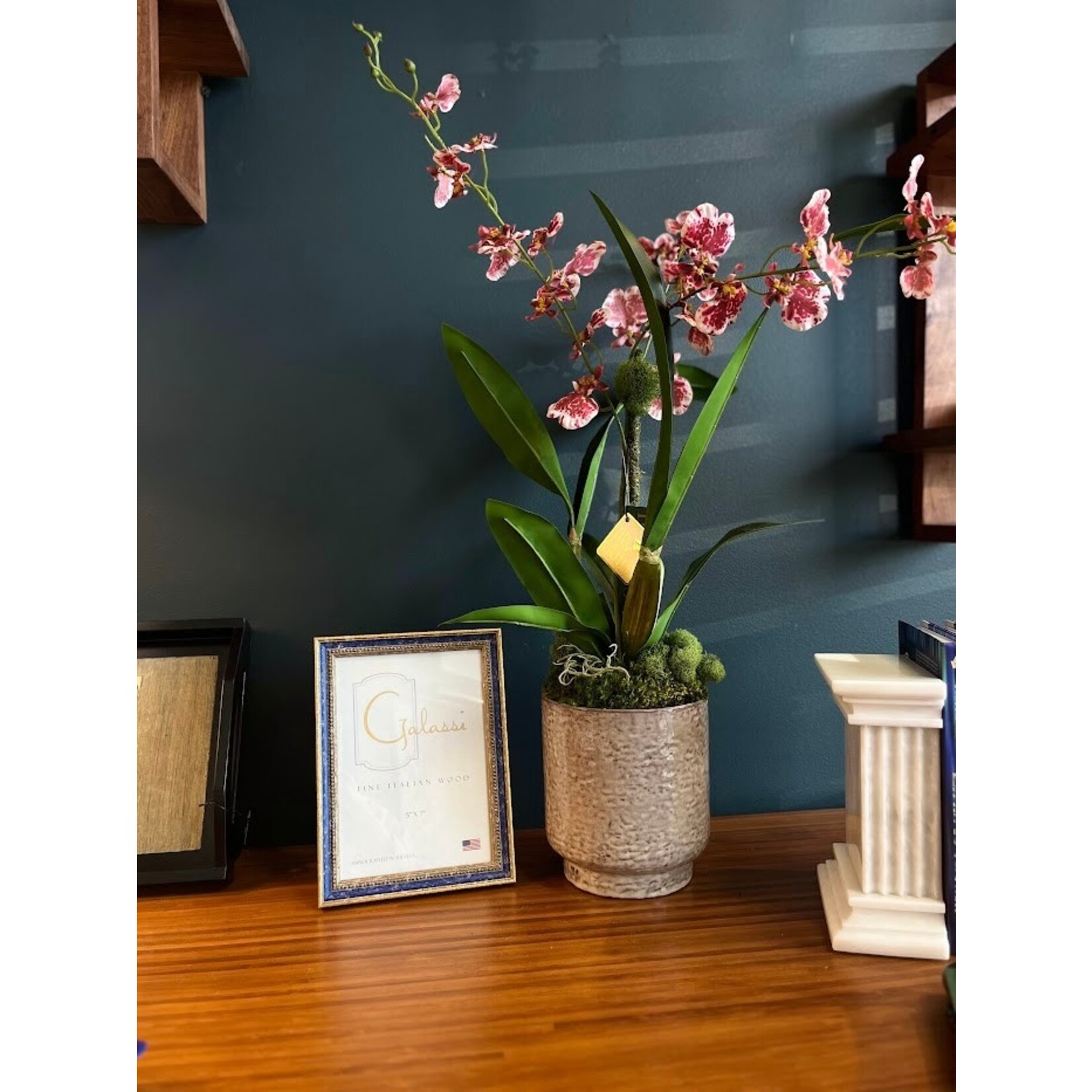 The Ivy Guild Red Faux Oncidium Tyler Floral Arrangement