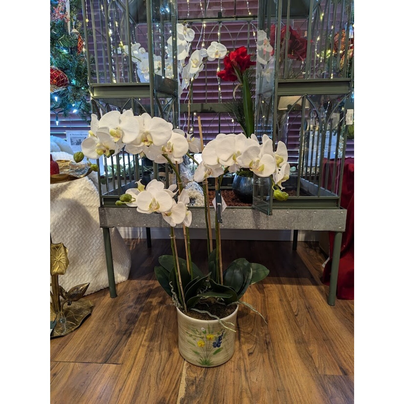 Napa Home and Garden Phalaenopsis Orchid Drop in 30"