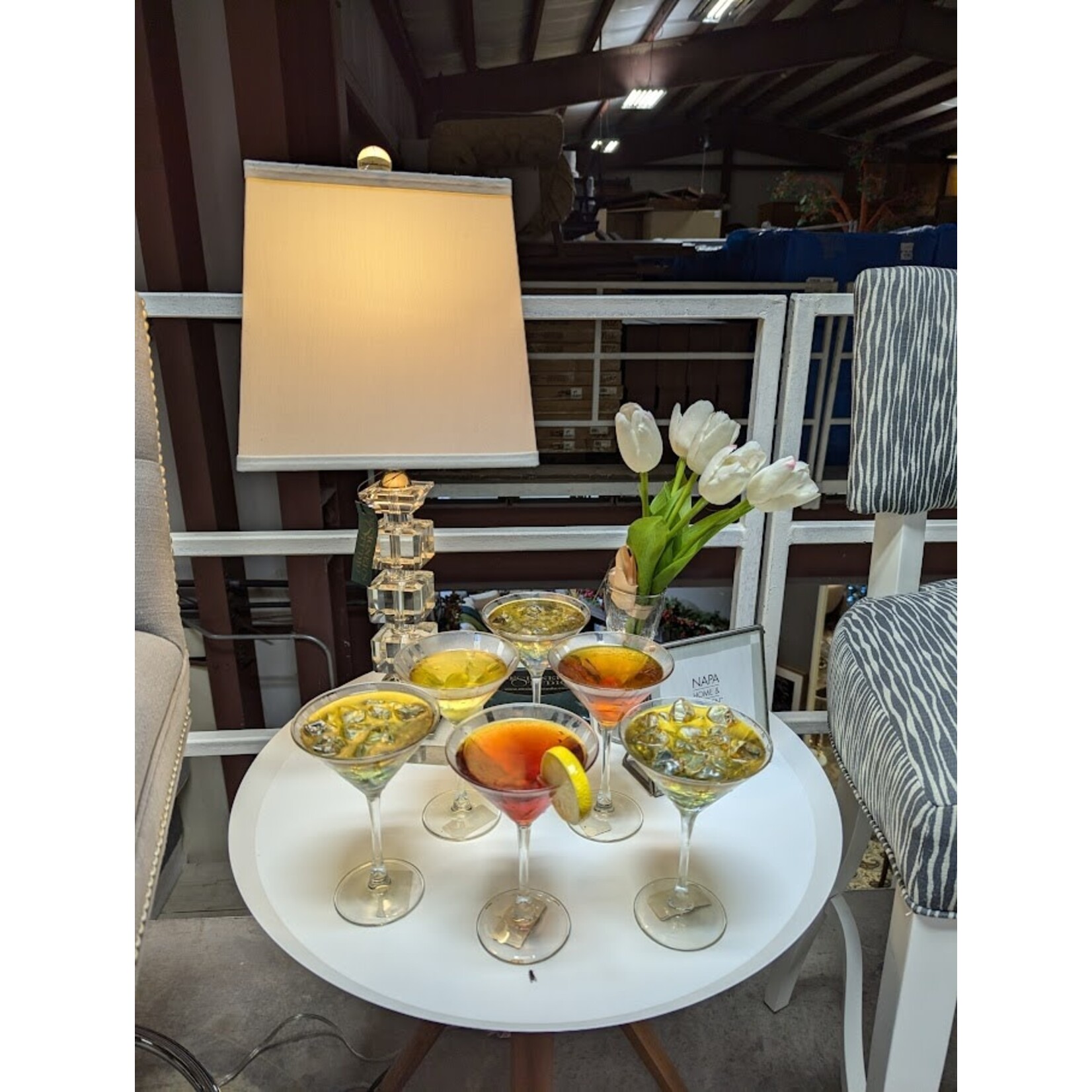 Wildwood Blocks in Crystal Table Lamp