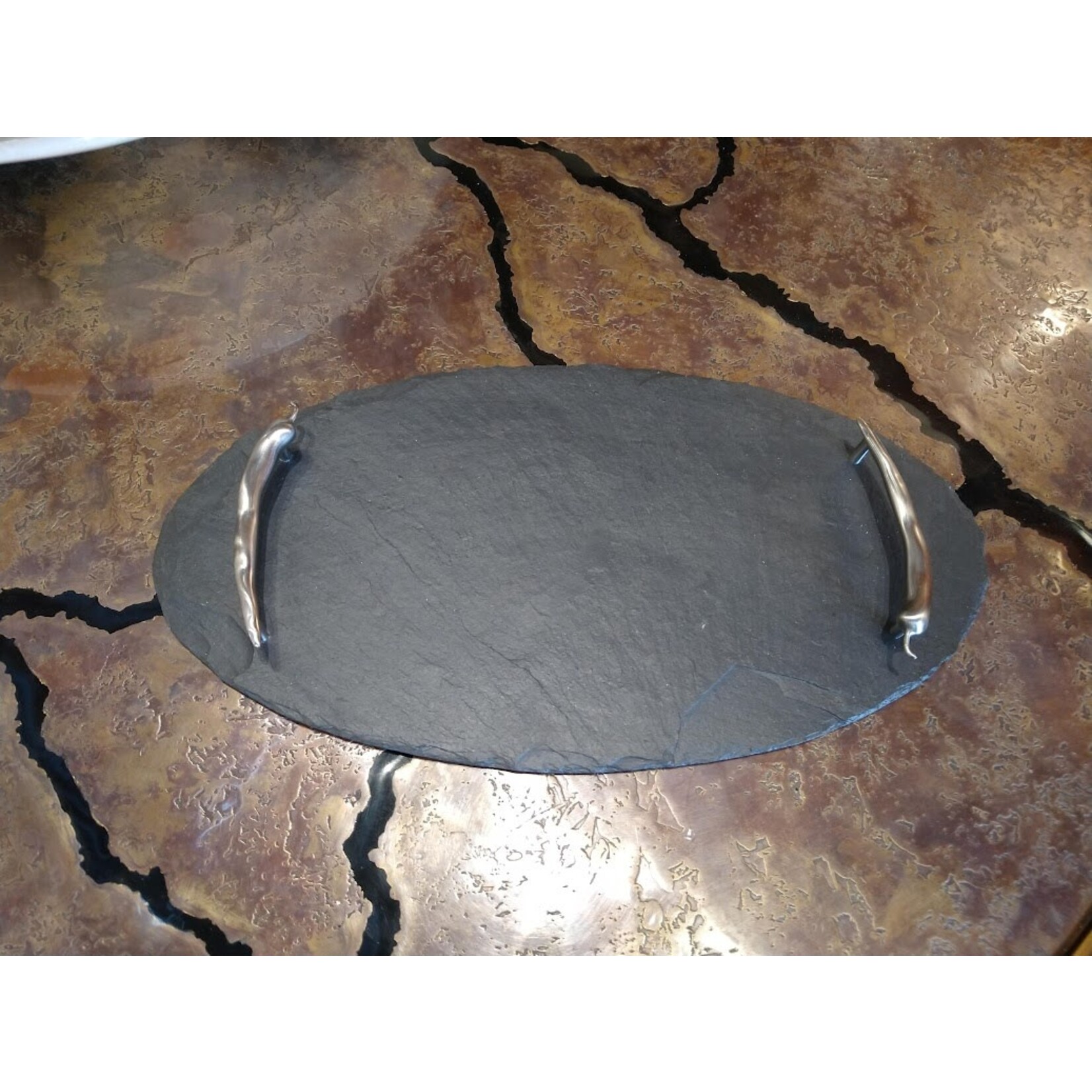 Just Slate Company Serving Oval Chili Tray