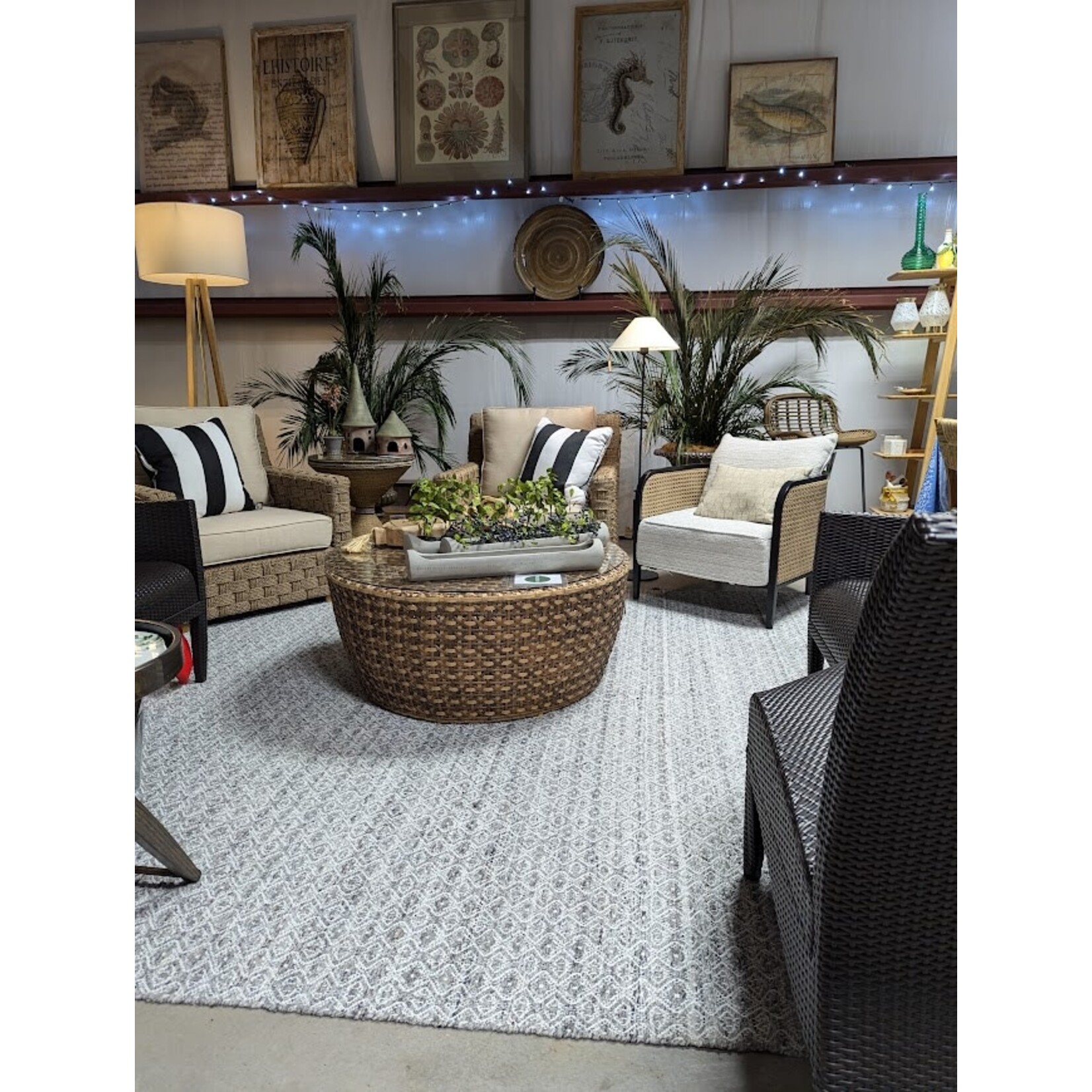 Visual Comfort Hackney Floor Lamp in Bronze with Natural Paper Shade