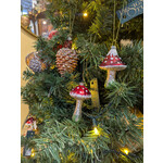 RAZ Imports Red Cap Mushroom Ornament