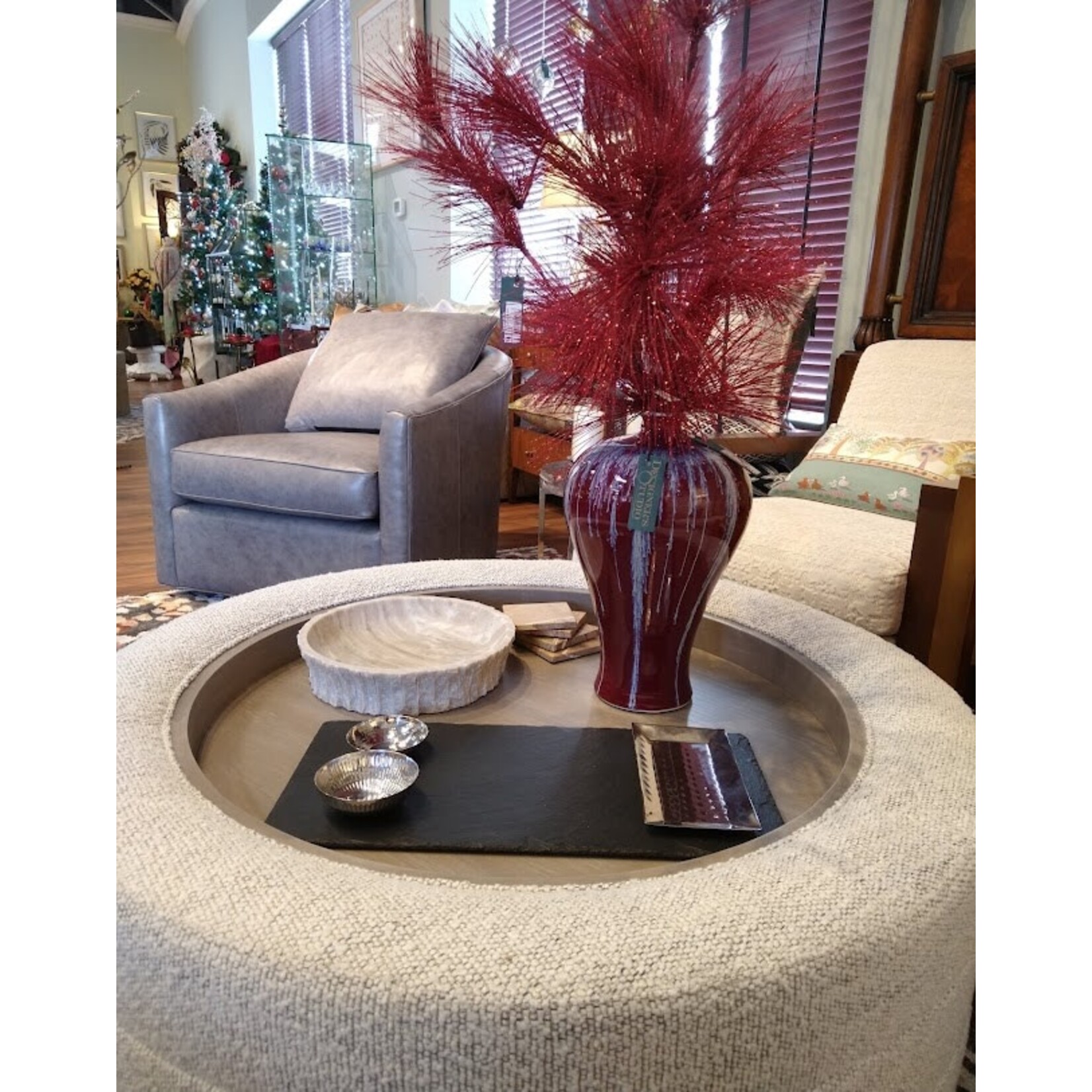Made Goods Zakai Bowl Large Beige Marble