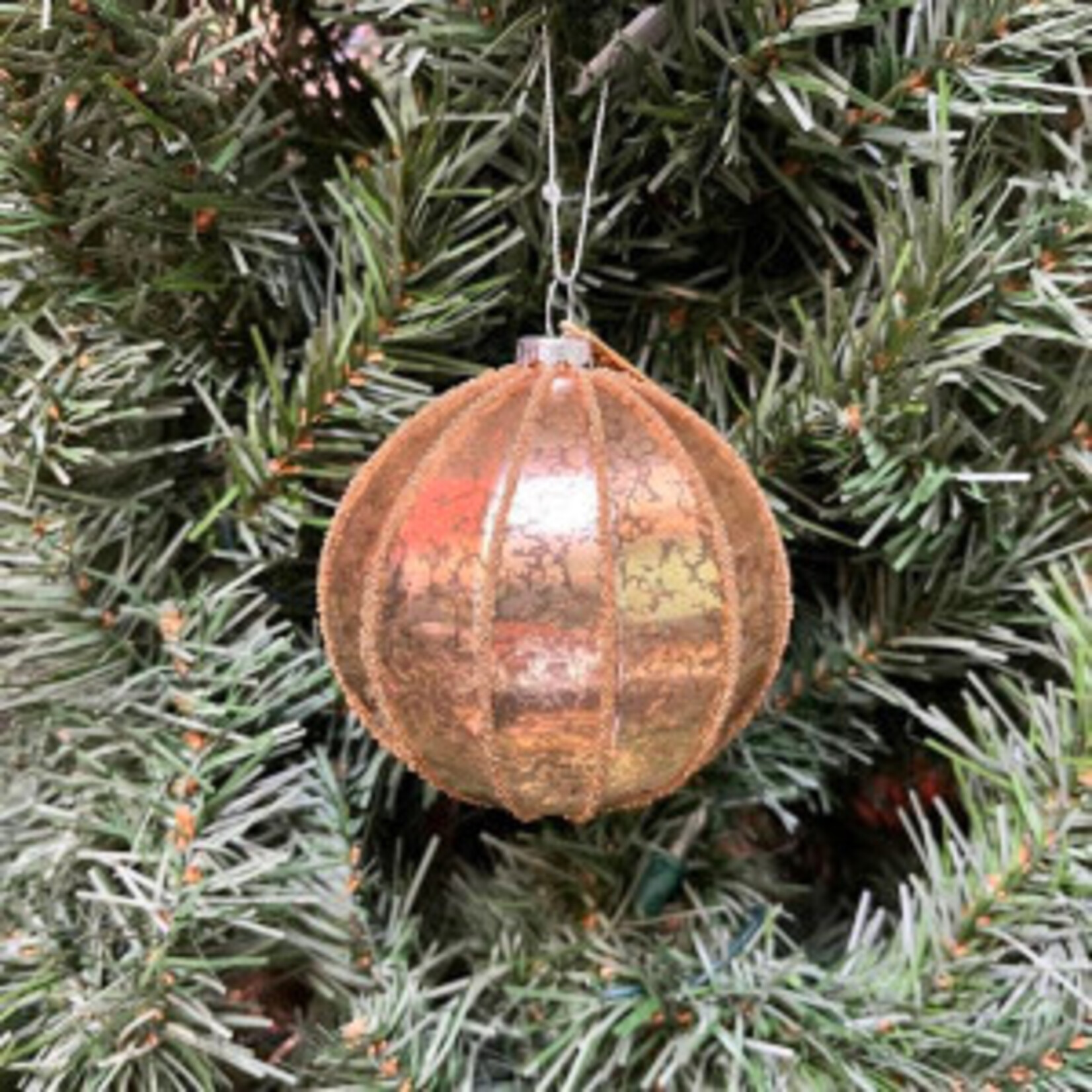 Katherine's Collection Metallic Sparkle Ball Ornament