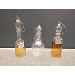 RAZ Imports Whiskey Decanter Glass Ornament