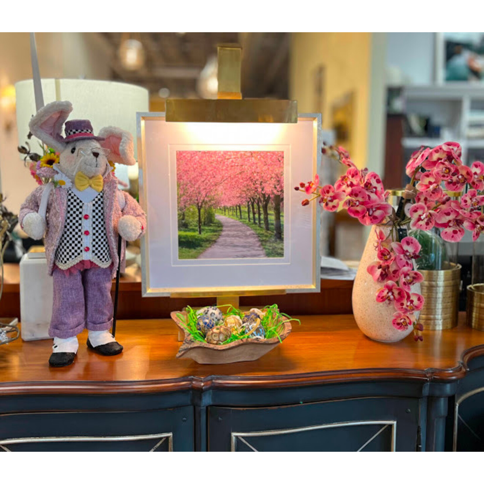 Karen Didion Originals Monsieur Fleur Easter Bunny Collectible