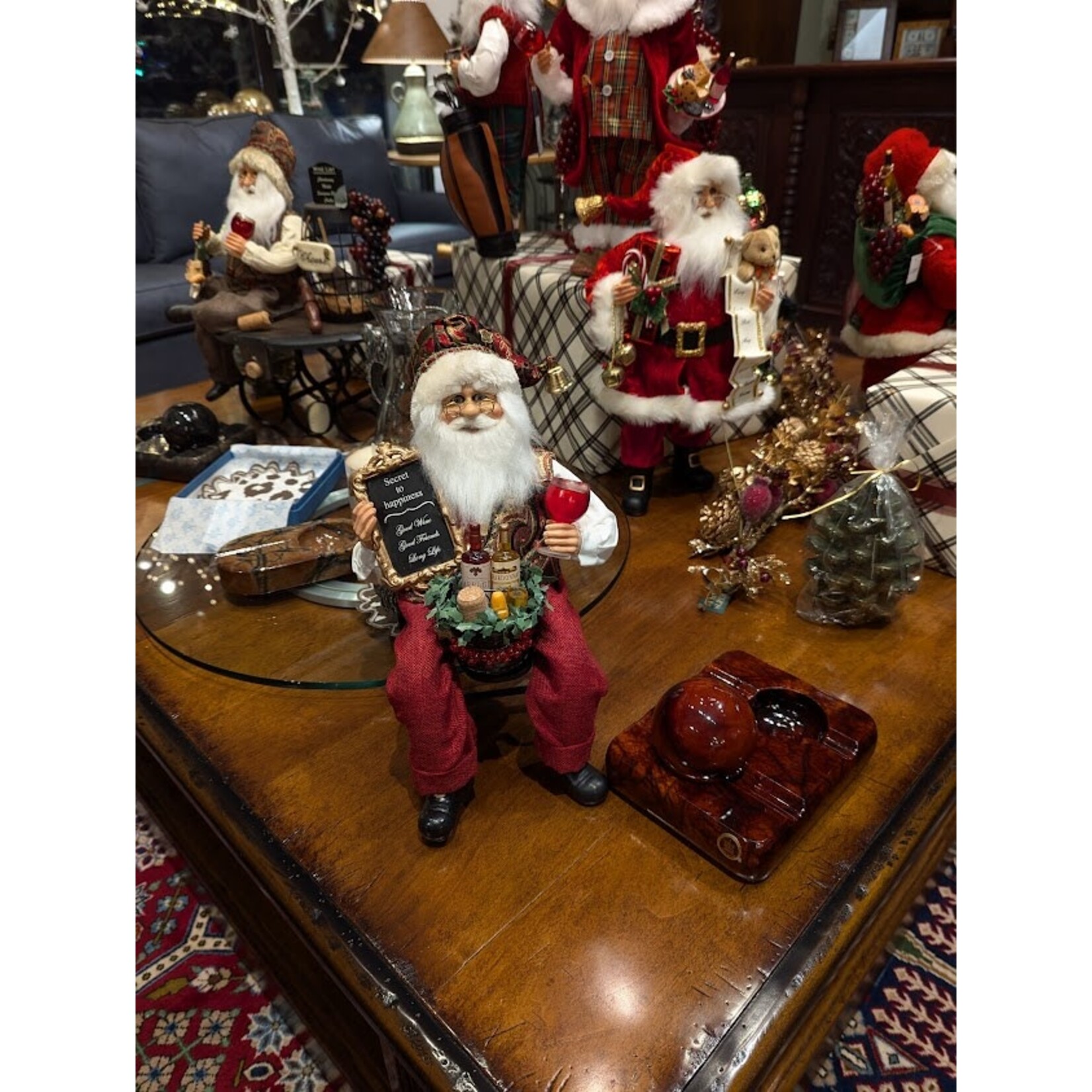 Karen Didion Originals Time For Christmas Santa