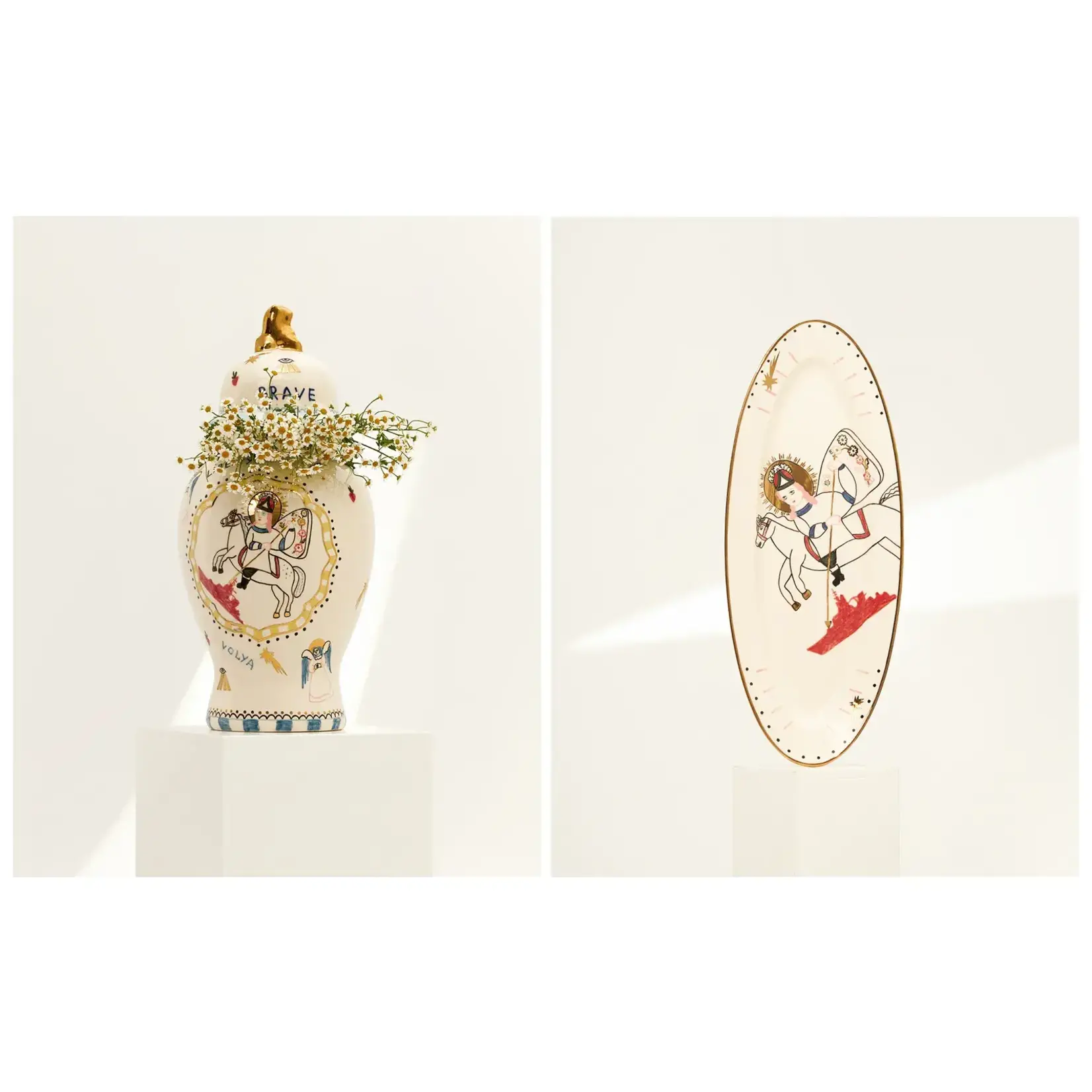 Gunia Project Freedom Vase with St. George