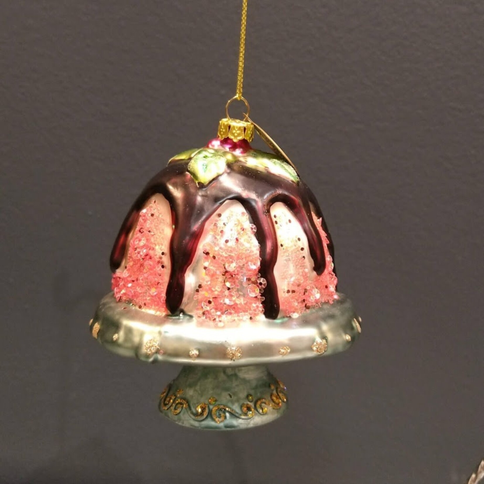 Katherine's Collection Bundt Cake Beaded Ornament