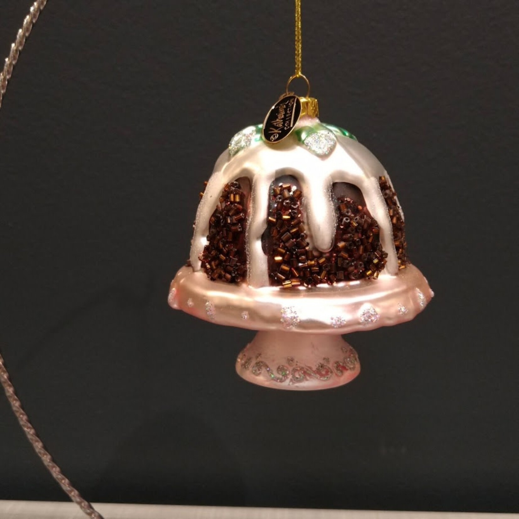 Katherine's Collection Bundt Cake Beaded Ornament