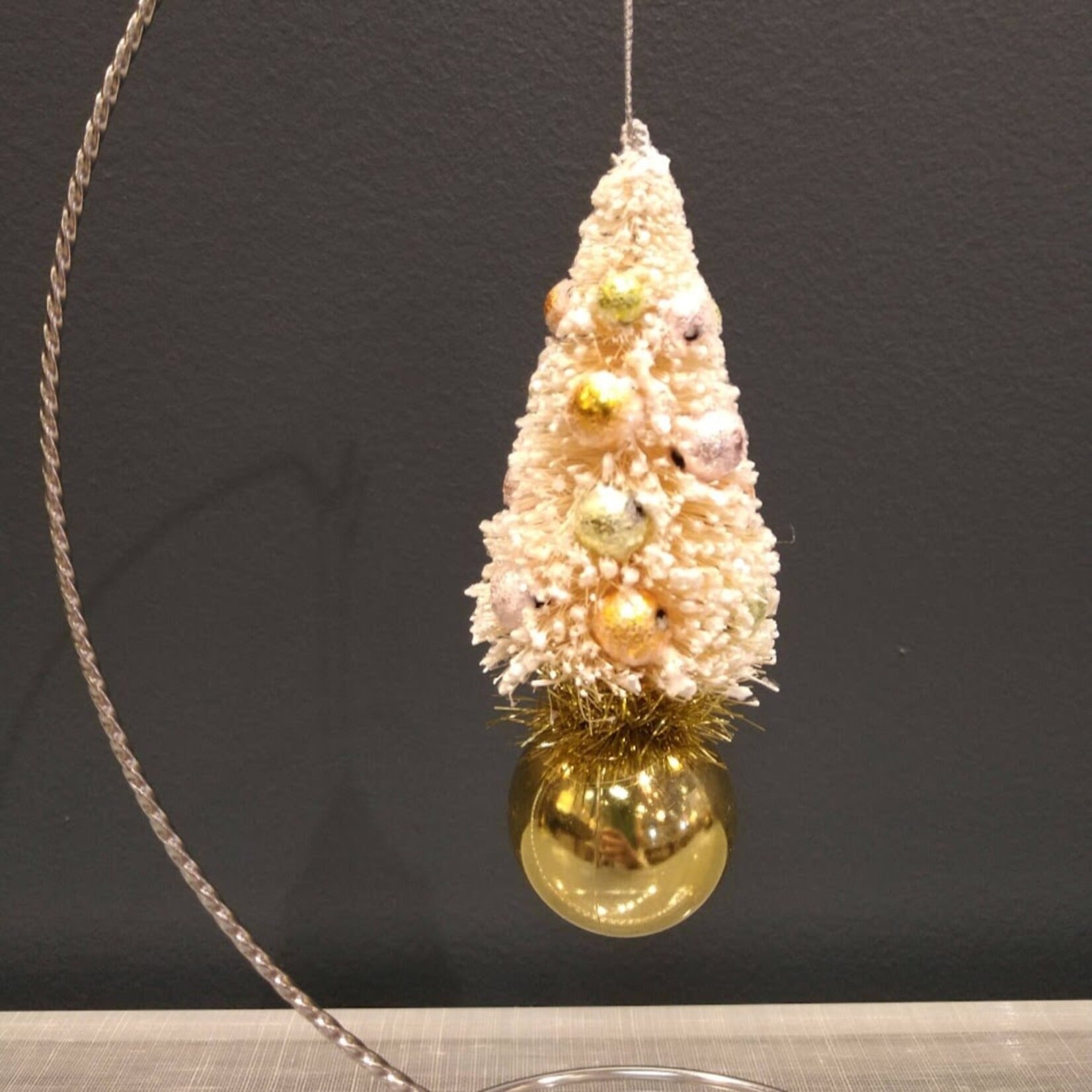 Two's Company Glitter Gum Drop Tree Ornament 5.5"