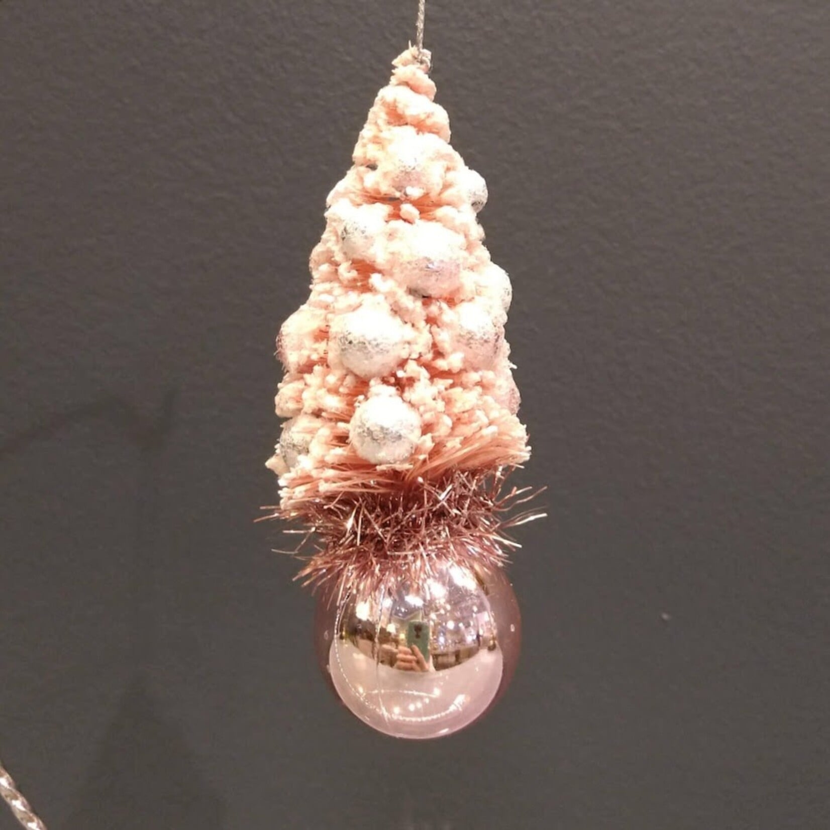 Two's Company Glitter Gum Drop Tree Ornament 5.5"