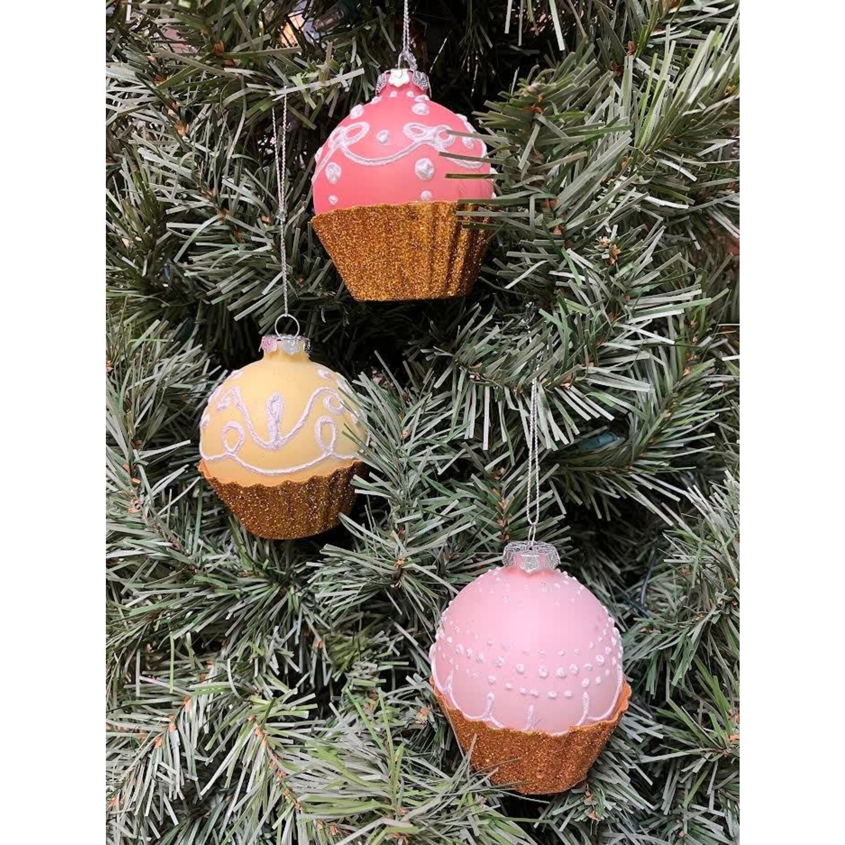 Katherine's Collection Chantilly Pastel Cupcake Ornament