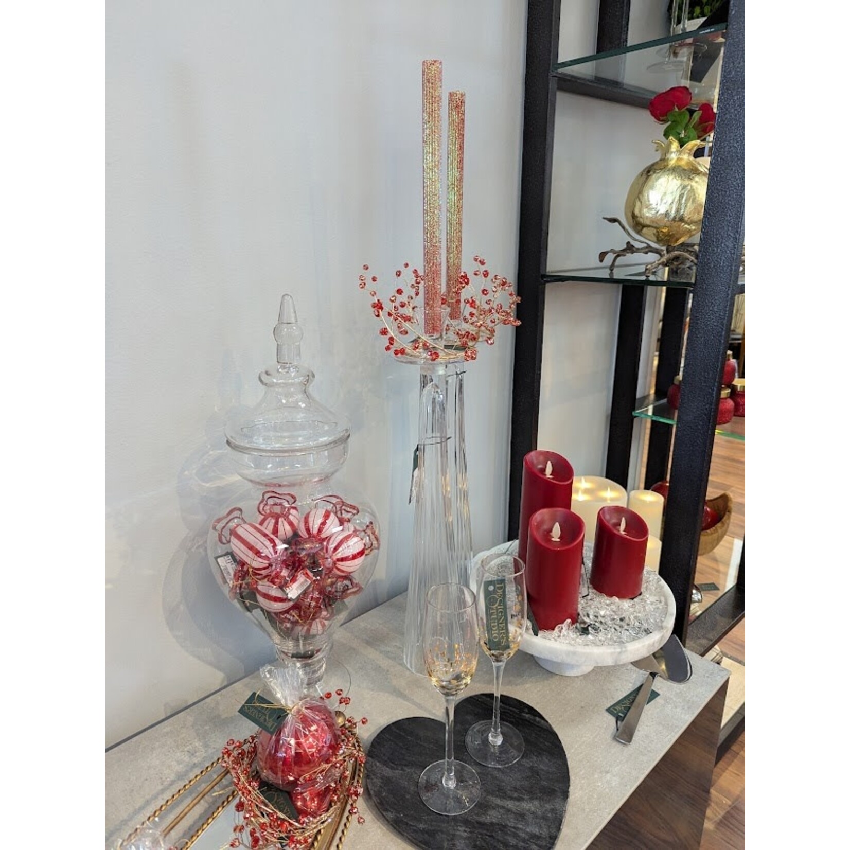 Marble Crafters High Round Cake Stand Honed Marble