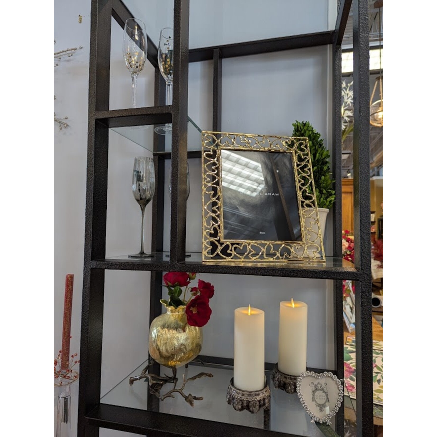 The Lam Lee Group Wooden and Silvered Candleholder Riser 4.5"