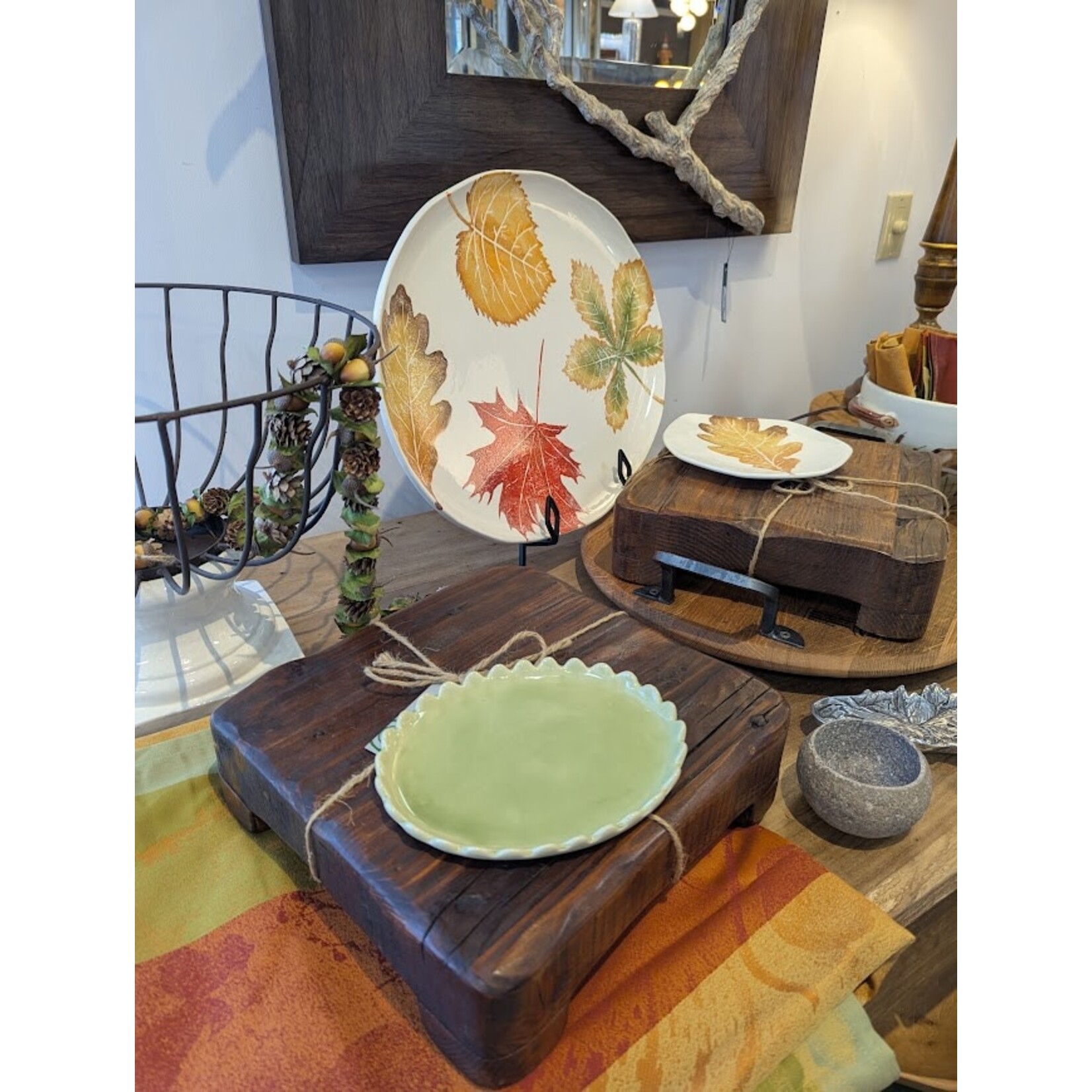 Napa Home and Garden Maddie Green Oval Tray