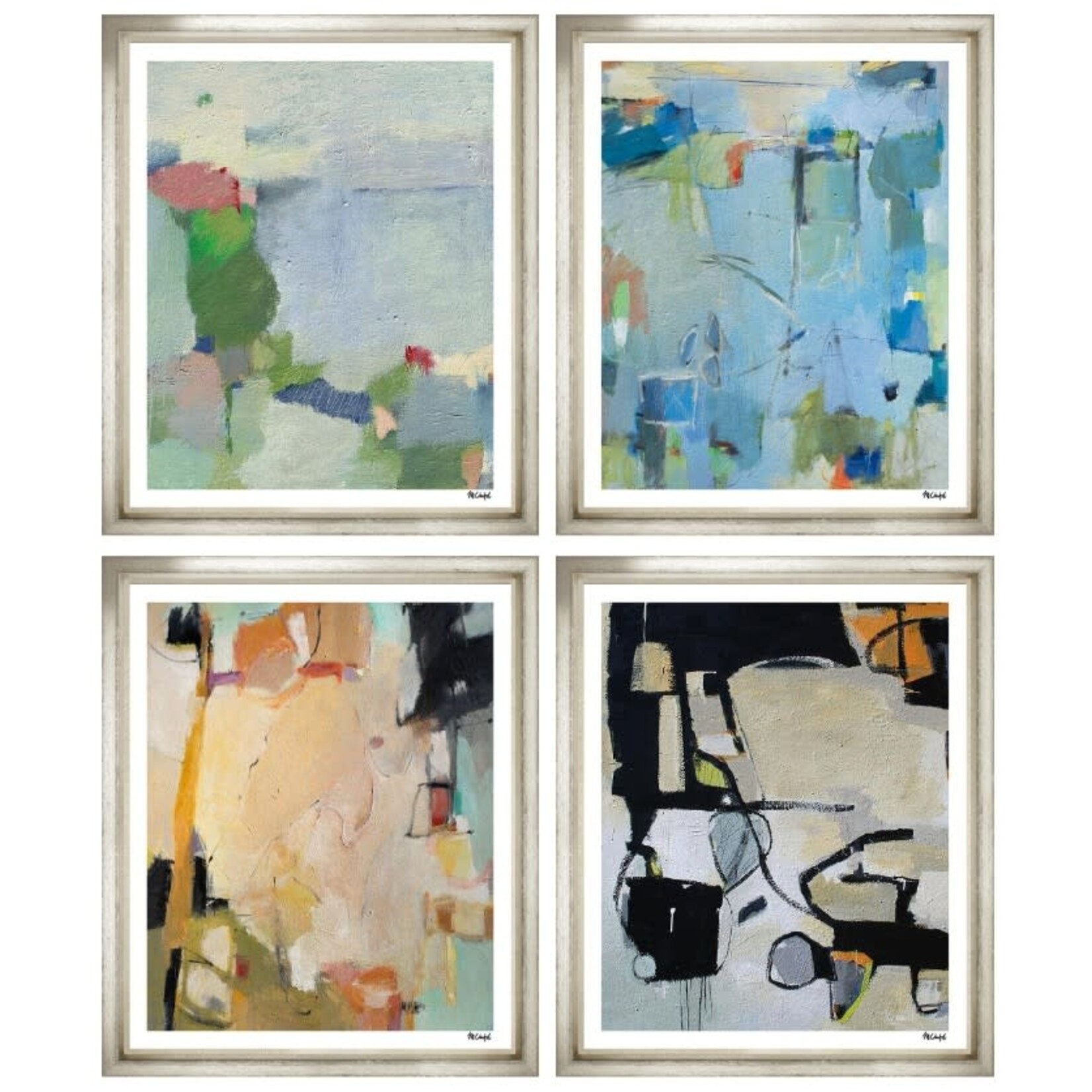 Trowbridge Gallery Abstracts 3 Early Autumn Framed Artwork