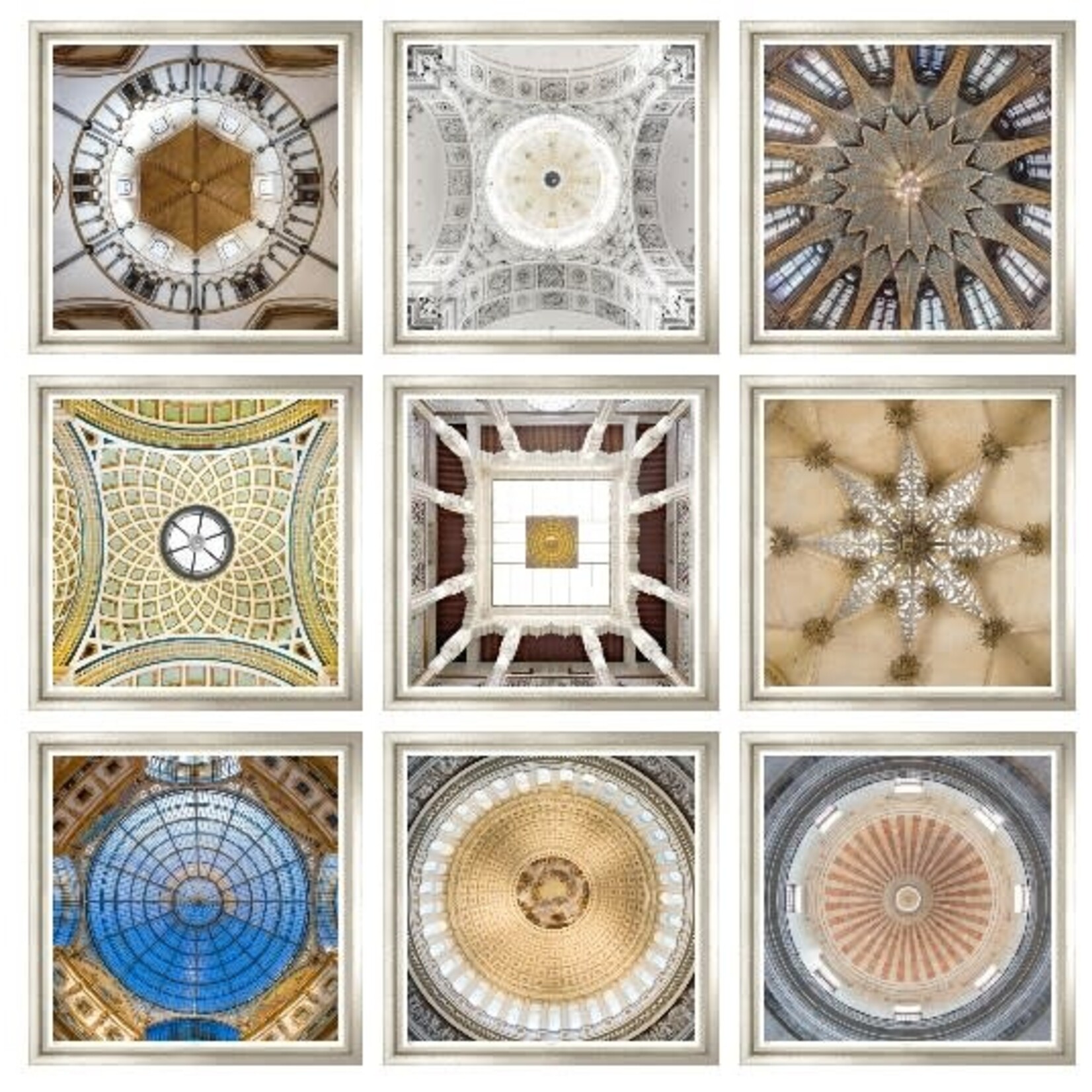 Trowbridge Gallery Interior Dome Collection 1375: 30"x30" Framed Artwork