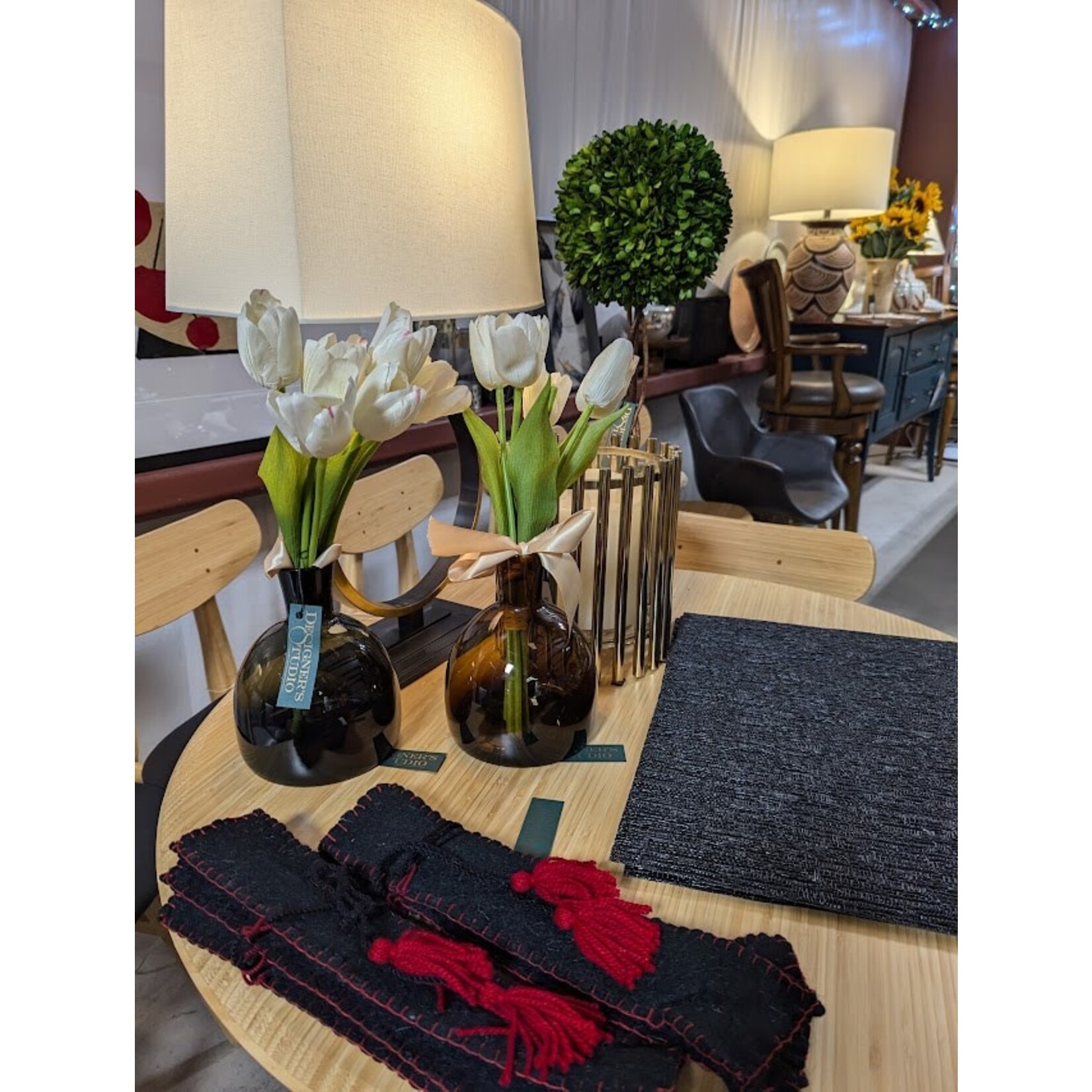 Chilewich Black Brocade Placemat