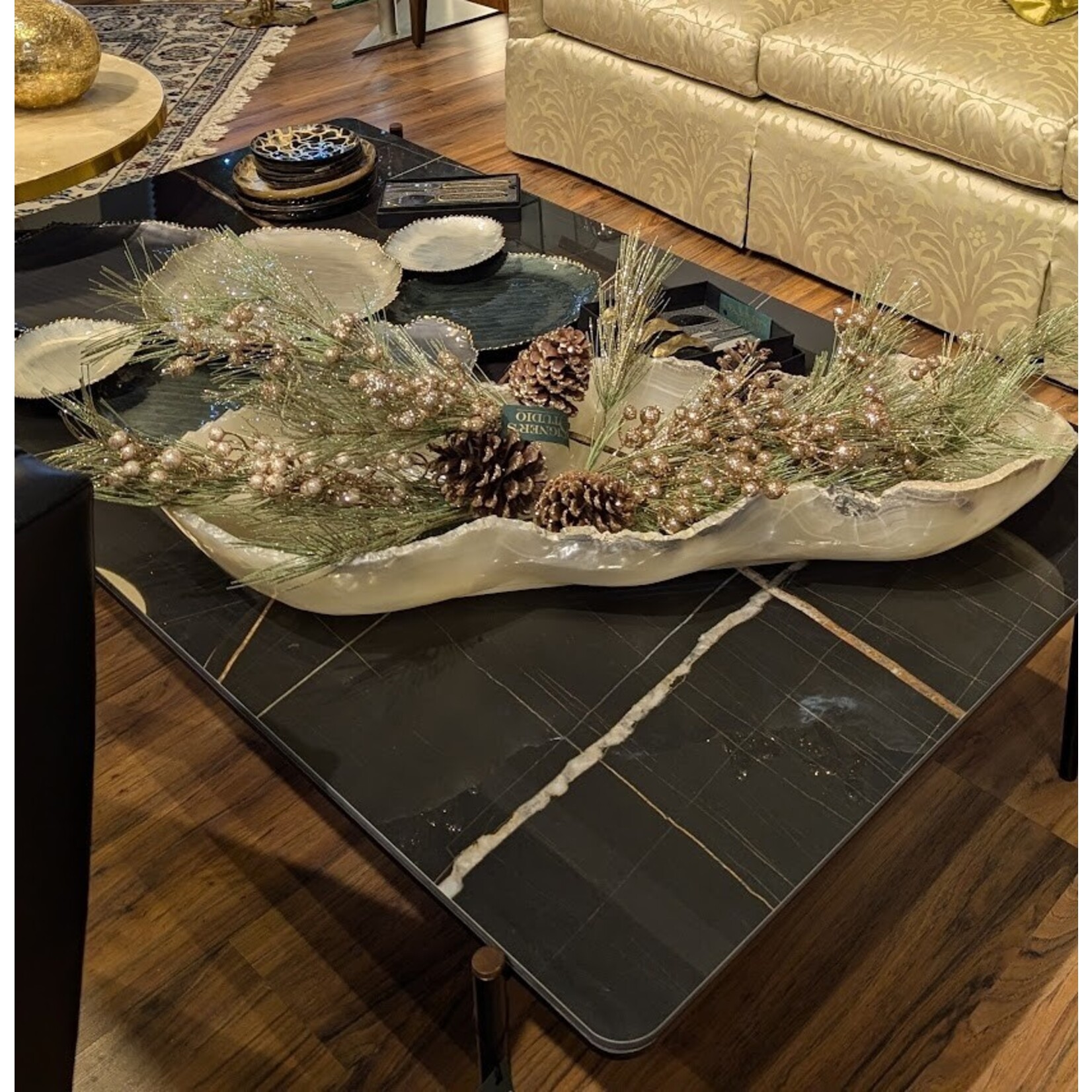 Bellini Modern Living Rocco Coffee Table Sahara Noir