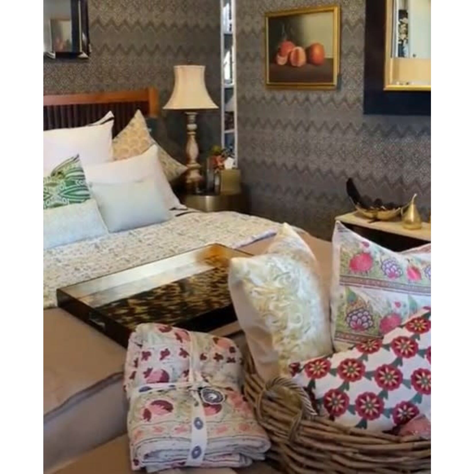 John Robshaw Textiles Tejal Berry Throw