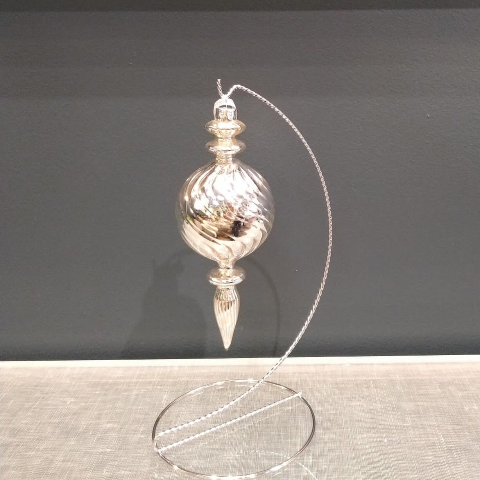 Two's Company Large Mercury Finial Ornament