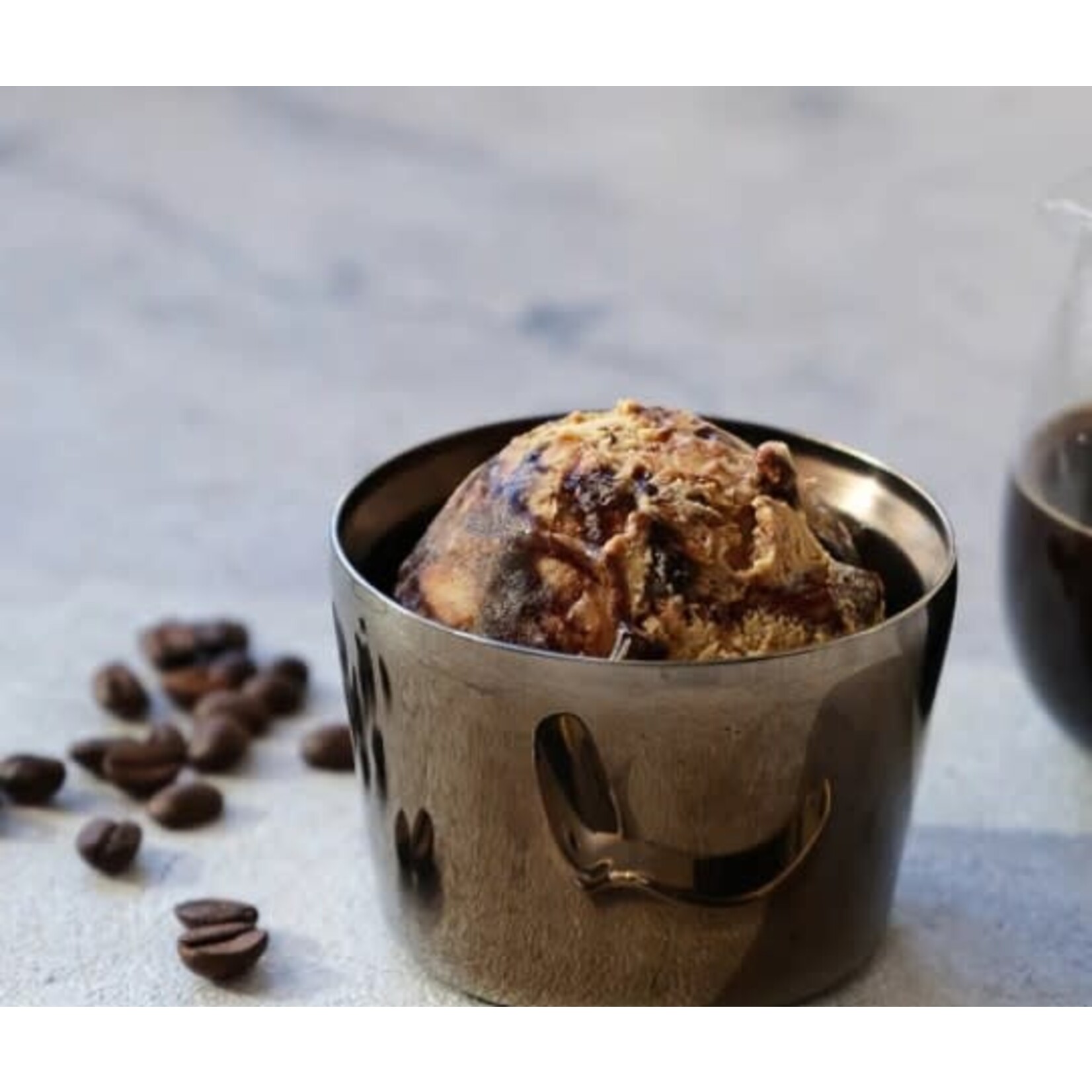Eastern Accent Int Caramel Ice Cream Holder with Spoon