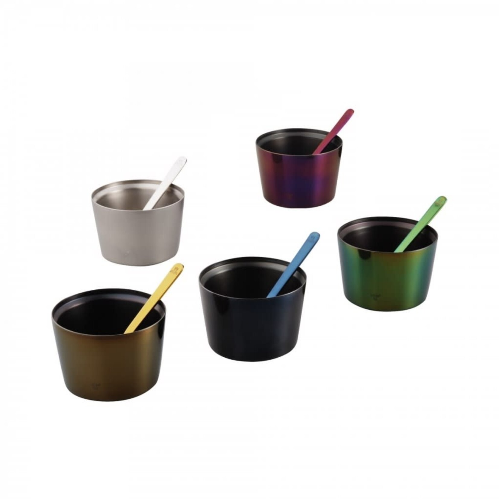 Eastern Accent Int Caramel Ice Cream Holder with Spoon