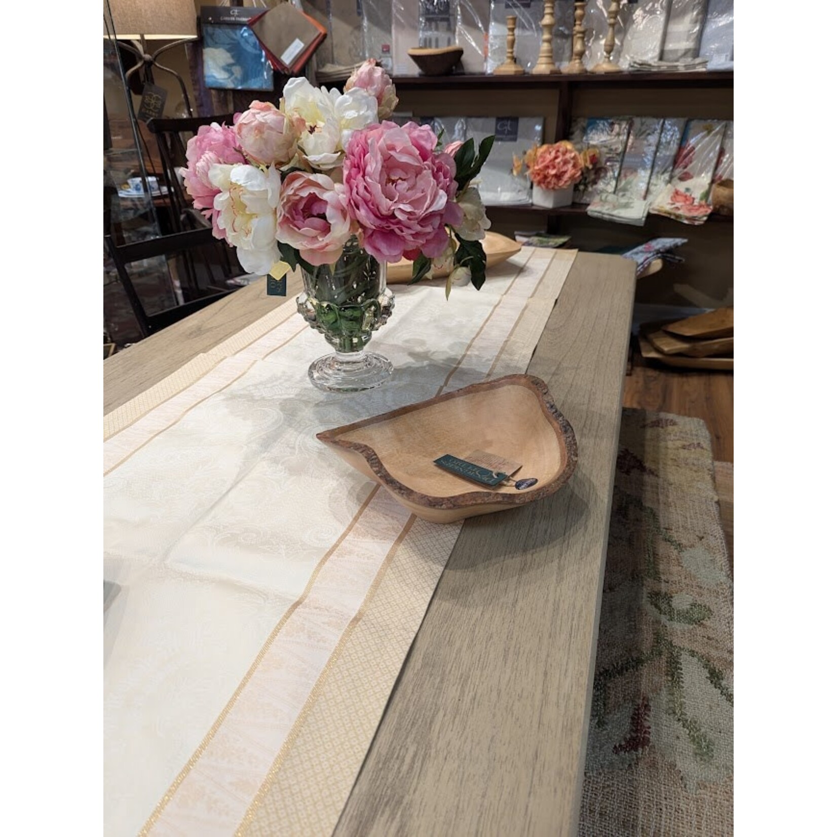 Tremont Floral Wooden Tray 9.5x10x3.5