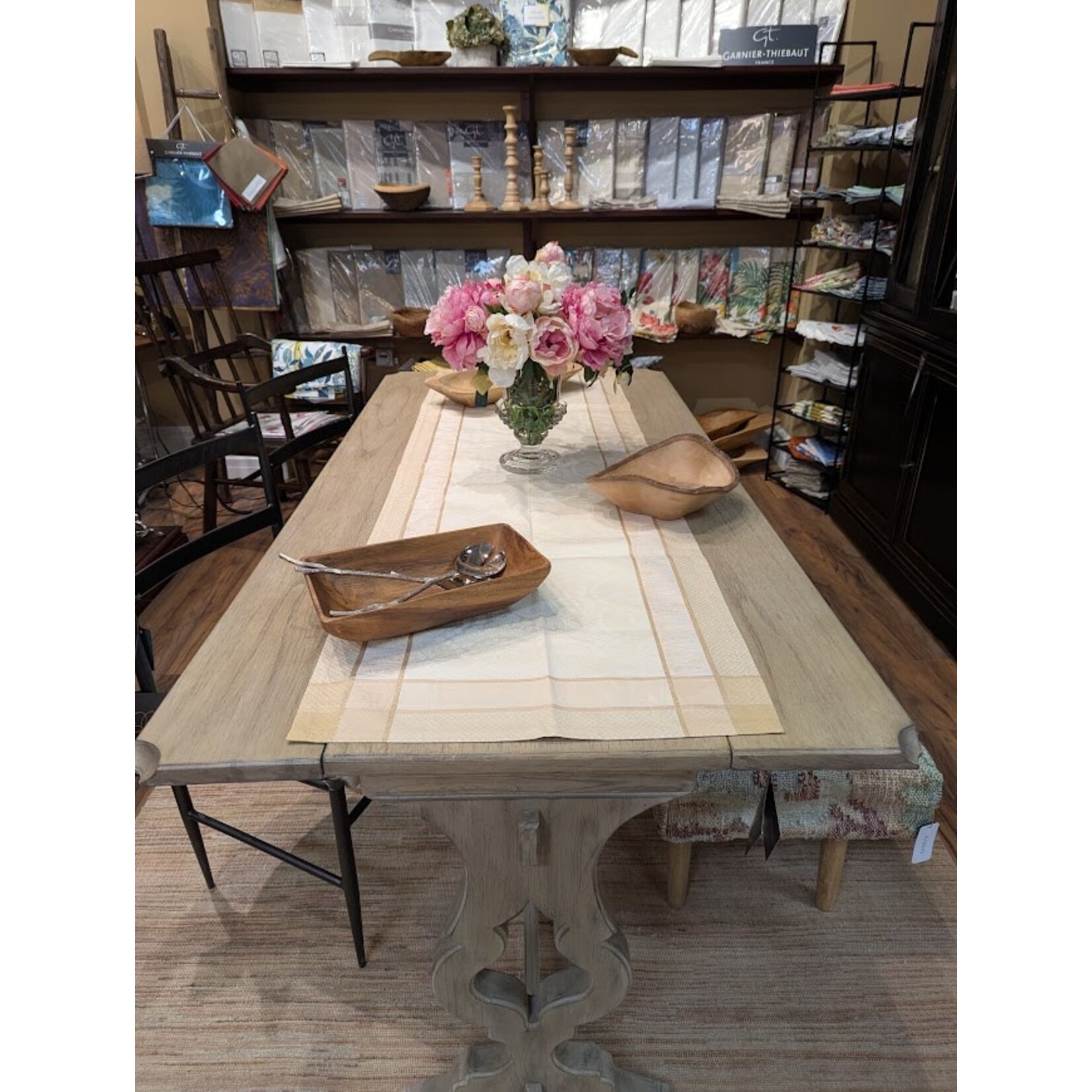 Just Slate Company Acacia Wood Salad Bowl with Serving Spoons