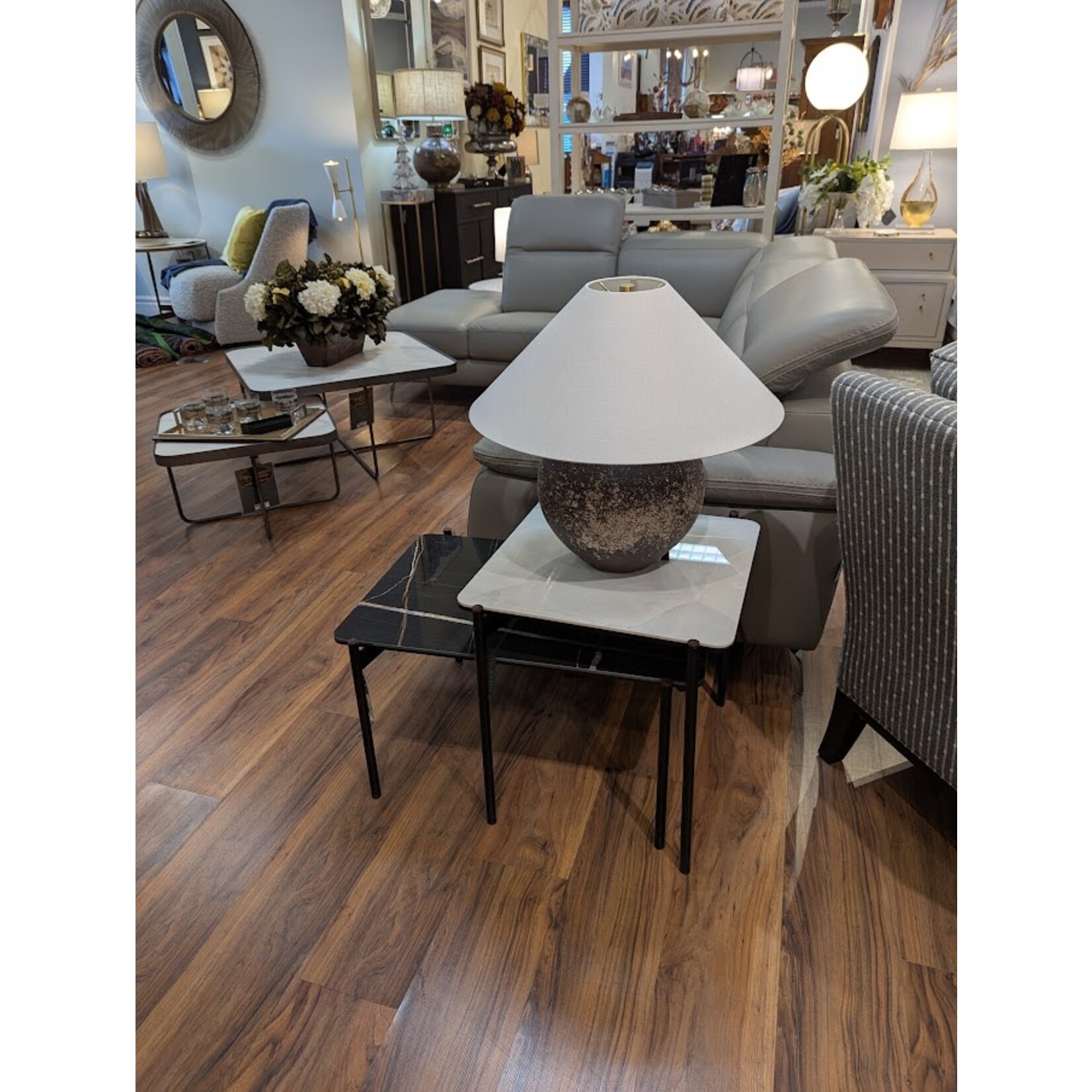 Bellini Modern Living Rocco Small End Table Onyx White
