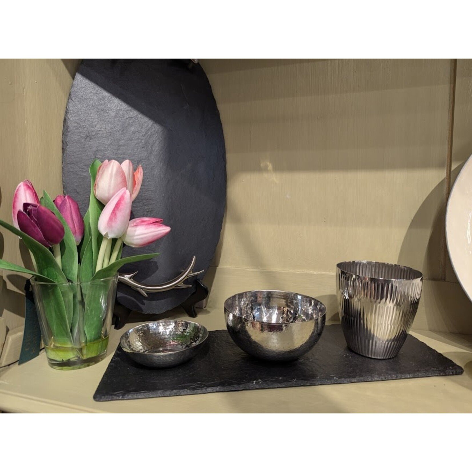 Just Slate Company Serving Bowls & Slate Tray Mixed Fusion Set