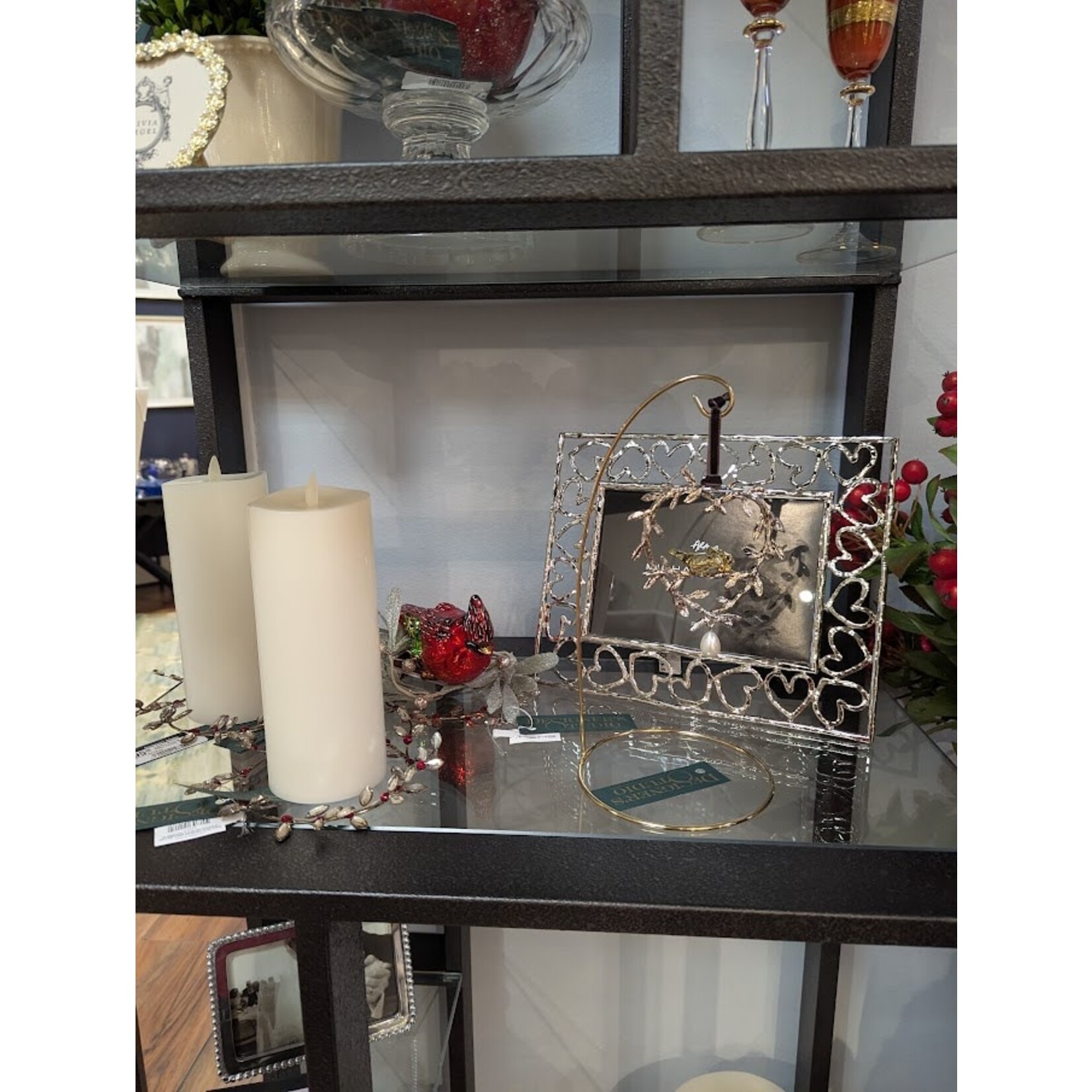 Michael Aram Gold, Silver & Pearl Lovebirds Ornament