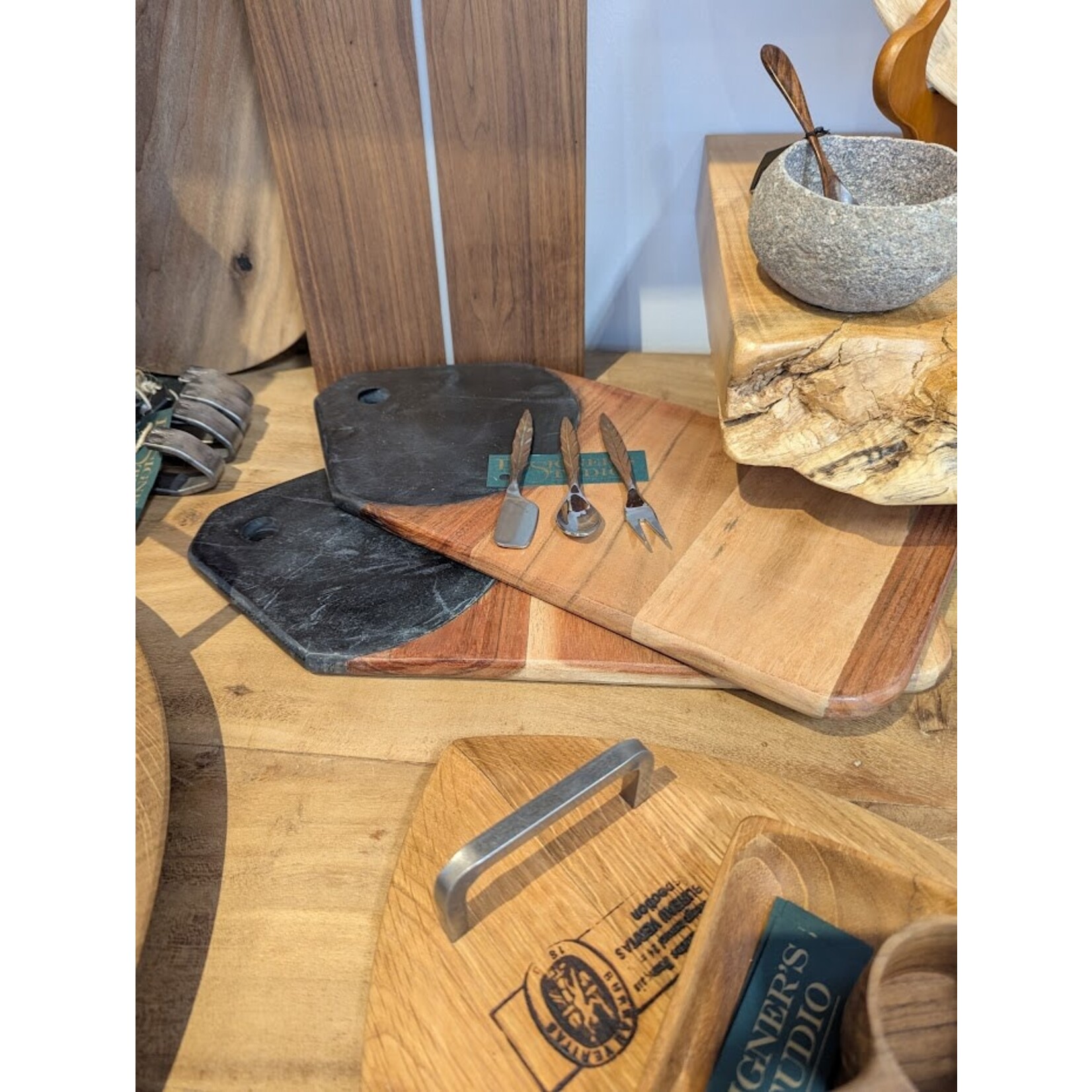 Roost Leaf Cocktail Set Spoon Fork Knife