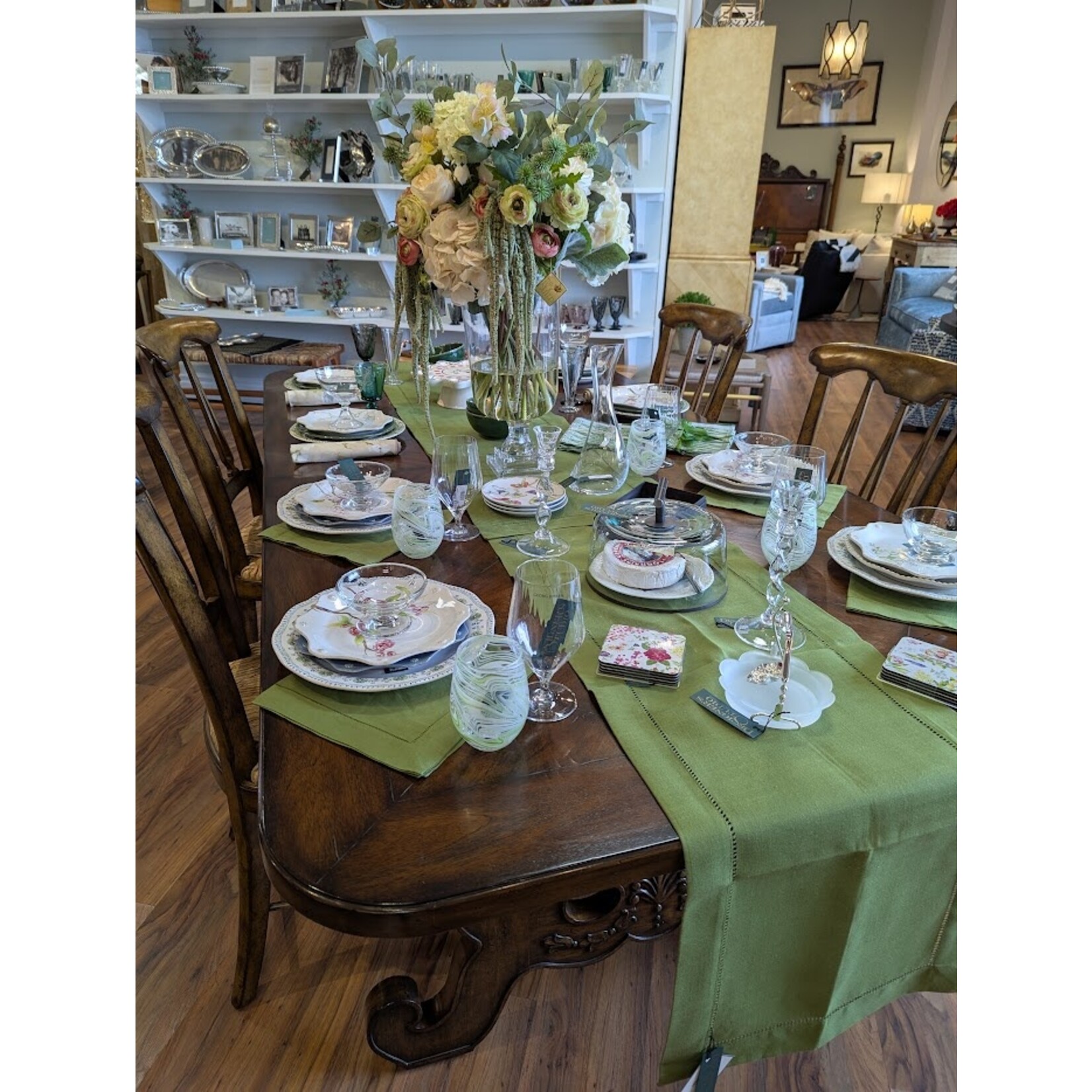 The Ivy Guild Blush Hydrangea Ranunculus Floral Arrangement