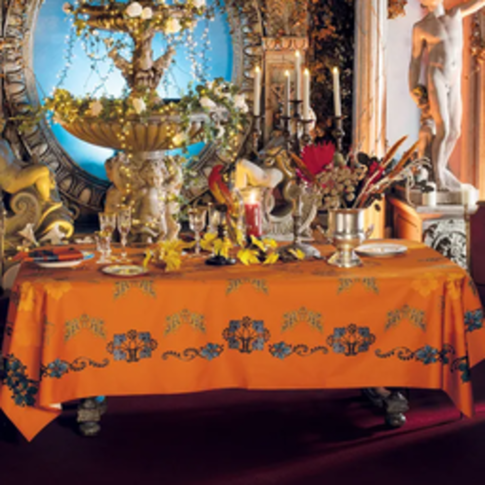 Garnier Thiebaut Armonia Mandarine Table Runner