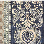 Karen Lee Ballard Indigo Folk Print Napkin