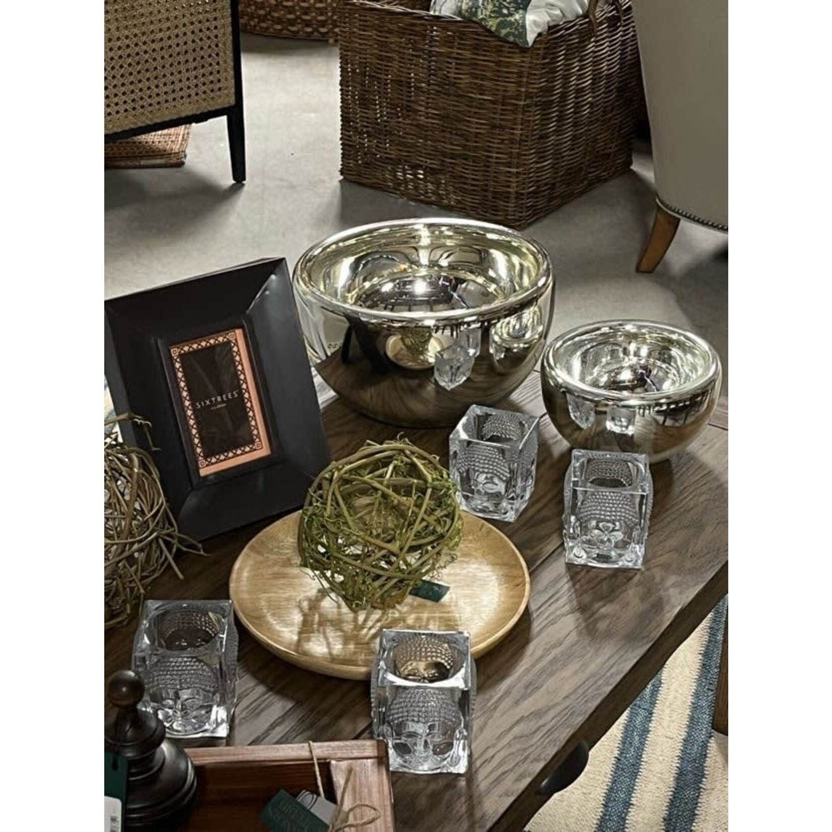 Worldly Goods Bowl Silver Plated 10"