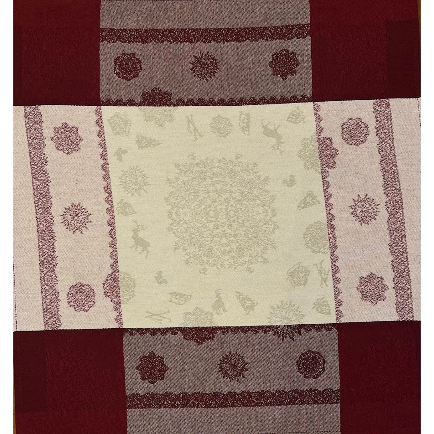 La Maisonnette La Clusaz White Rouge Napkin