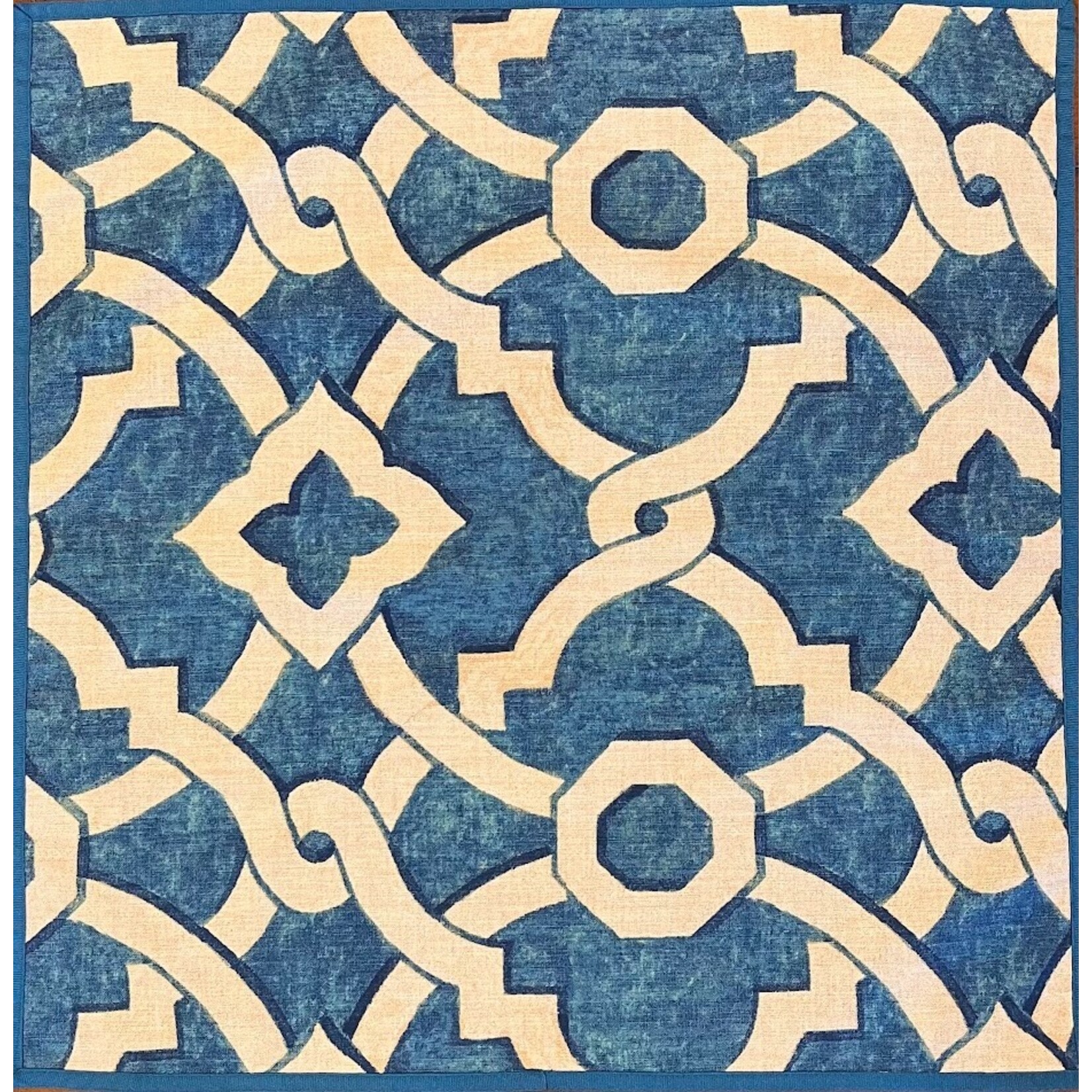 Karen Lee Ballard Think Big Peacock Ribbon Napkin